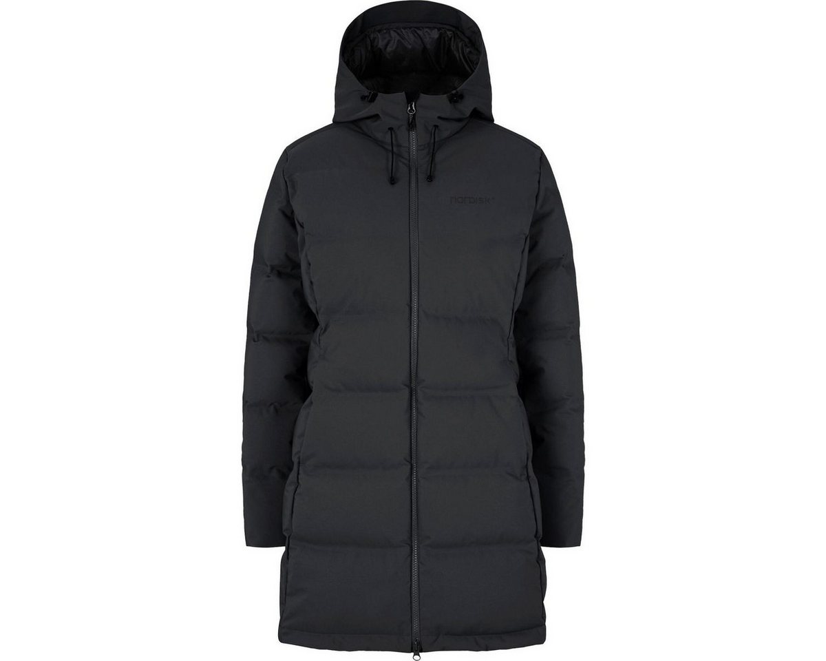 Nordisk Outdoorjacke Aukea W's Bonded Down Coat Eleganter Damenmantel mit hydrophoben Daunen, verstellbarer Kapuze