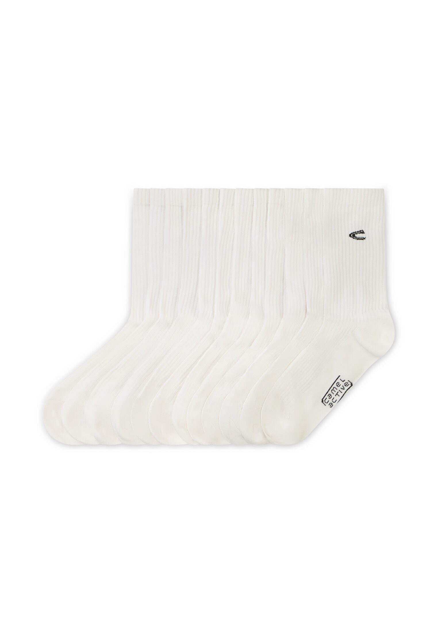 camel active Freizeitsocken mit Baumwollmix (6-Paar, 6 Paar) Markenlogo