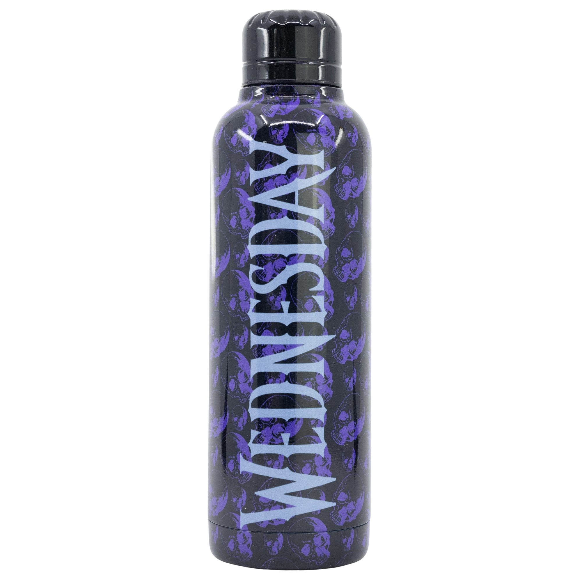 Wednesday Trinkflasche Netflix Wednesday Edelstahl Sportflasche Wasserflasche Flasche 515 ml