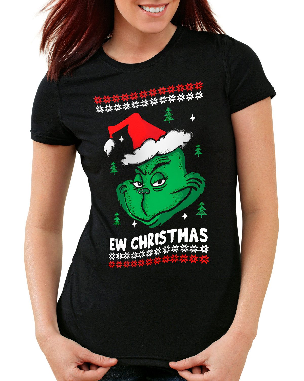 style3 T-Shirt Ew Christmas der grinch whoville sweater weihnachts-pullover günstig online kaufen