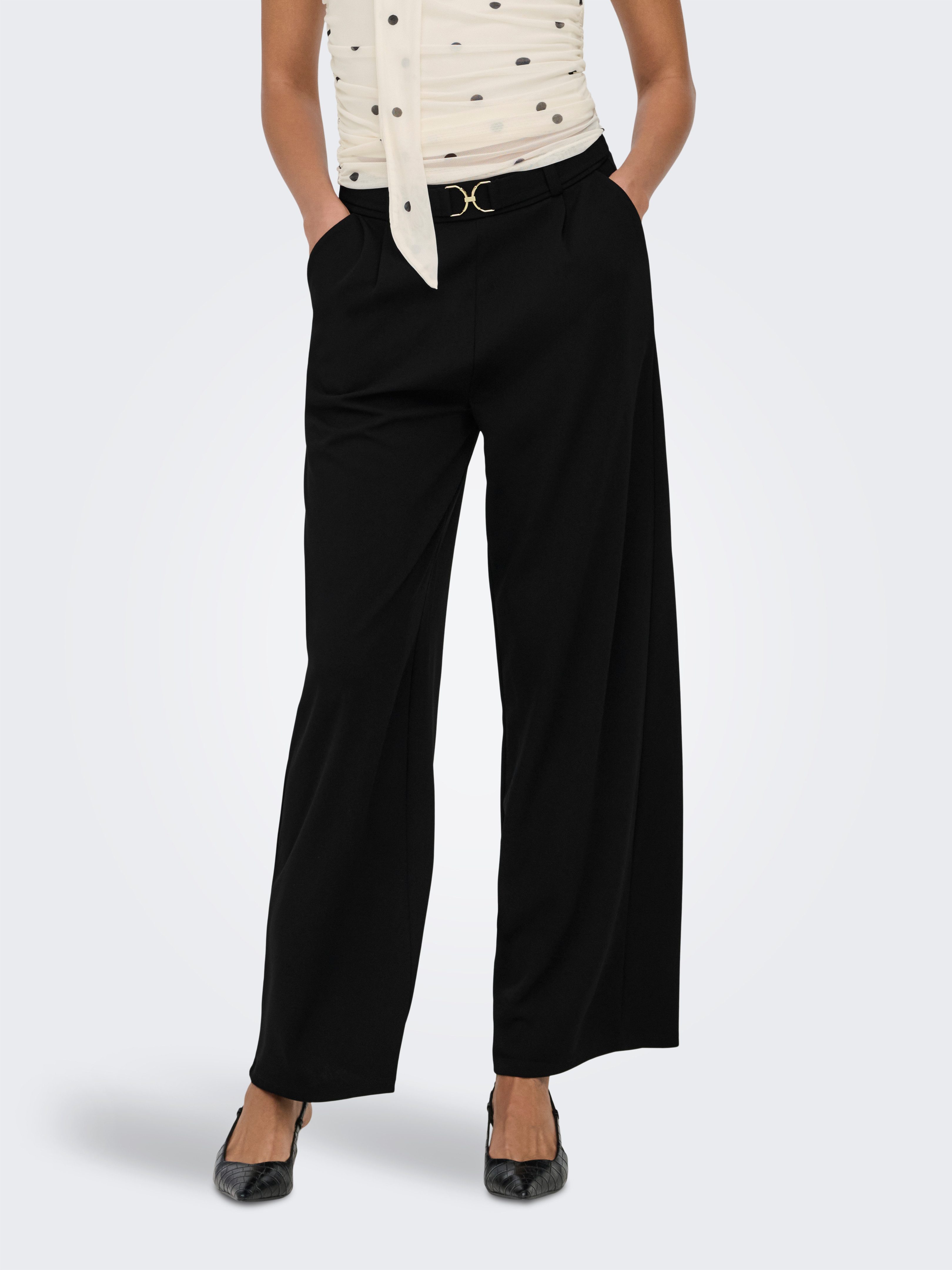 JDY Anzughose JDYGEGGO LIFE BELT PANT JRS NOOS