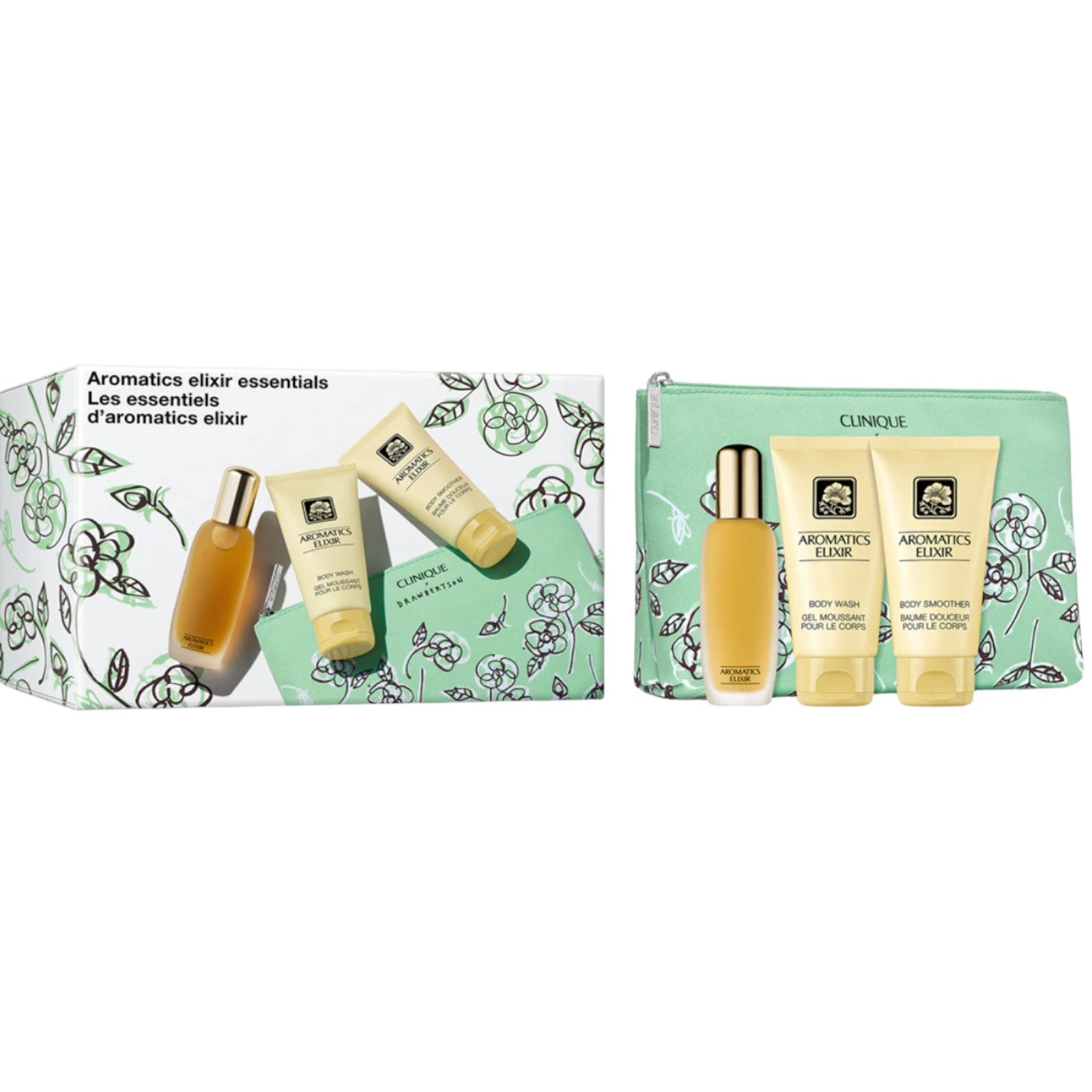 CLINIQUE Gesichtspflege-Set AROMATICS ELIXIR ESSENTIALS - Gesichtspflegeset, 3-tlg.