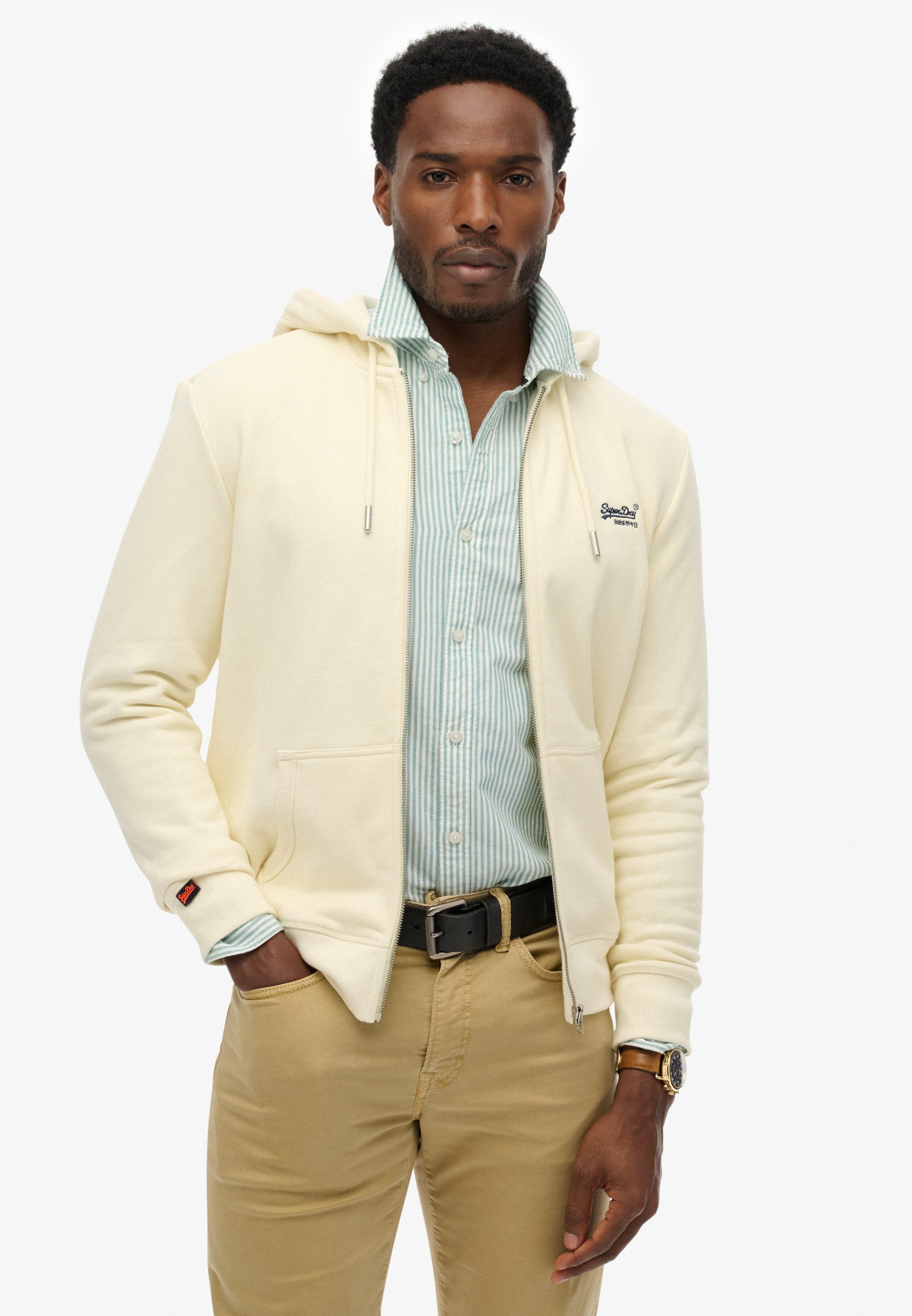 Superdry Kapuzensweatjacke ESSENTIAL LOGO ZIP HOODIE günstig online kaufen