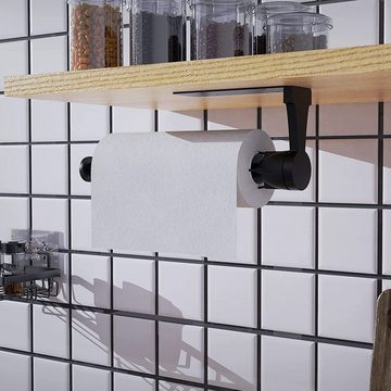 Masbekte Küchenrollenhalter mit Dämpfungseffekt, Einhändiger Wandrollenhalter