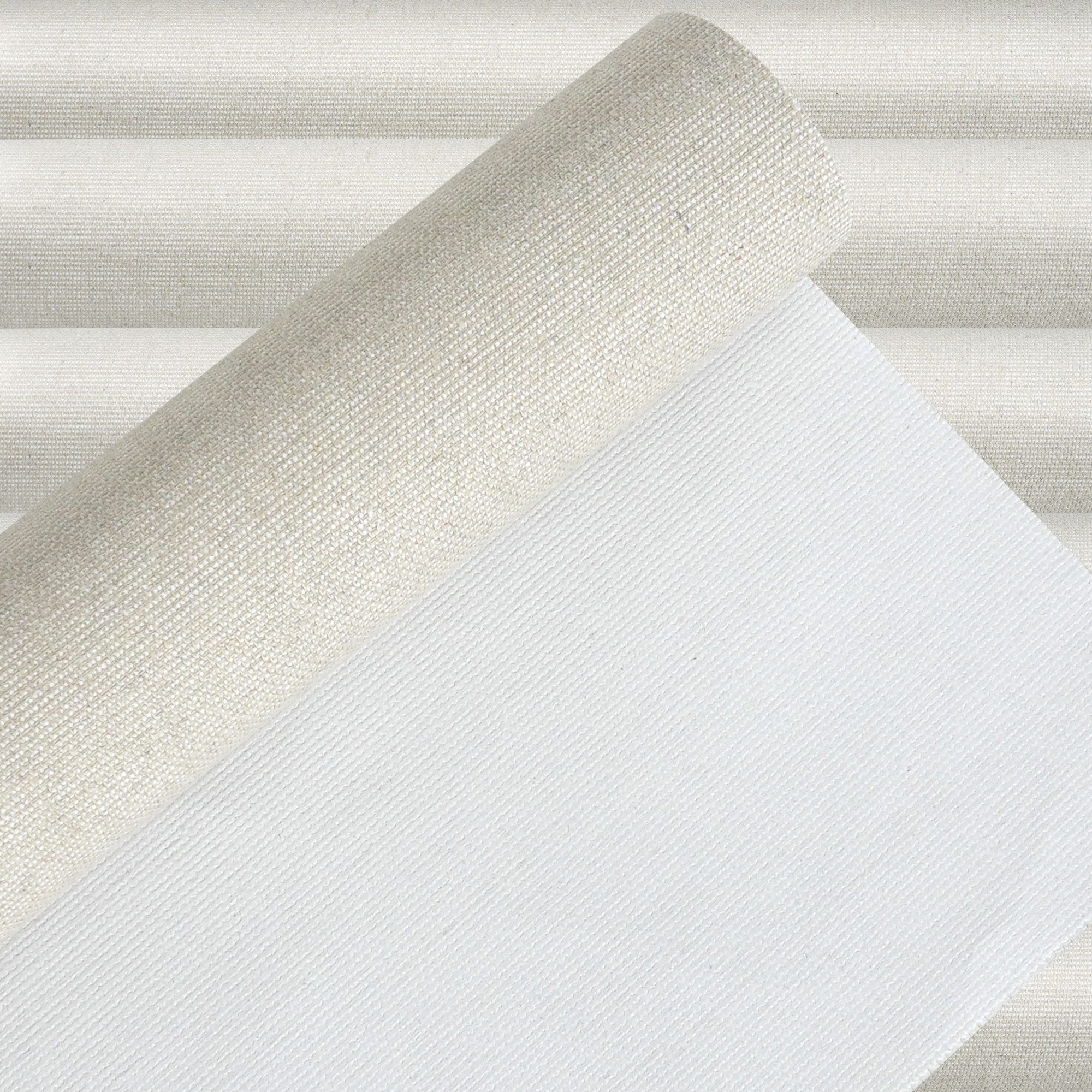 ESENG Maltuch Leinwand aus Leinen-Baumwollgewebe 380 g/m², für Keilrahmenbespannung