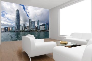 WandbilderXXL Fototapete Hongkong, glatt, Skyline, Vliestapete, hochwertiger Digitaldruck, in verschiedenen Größen
