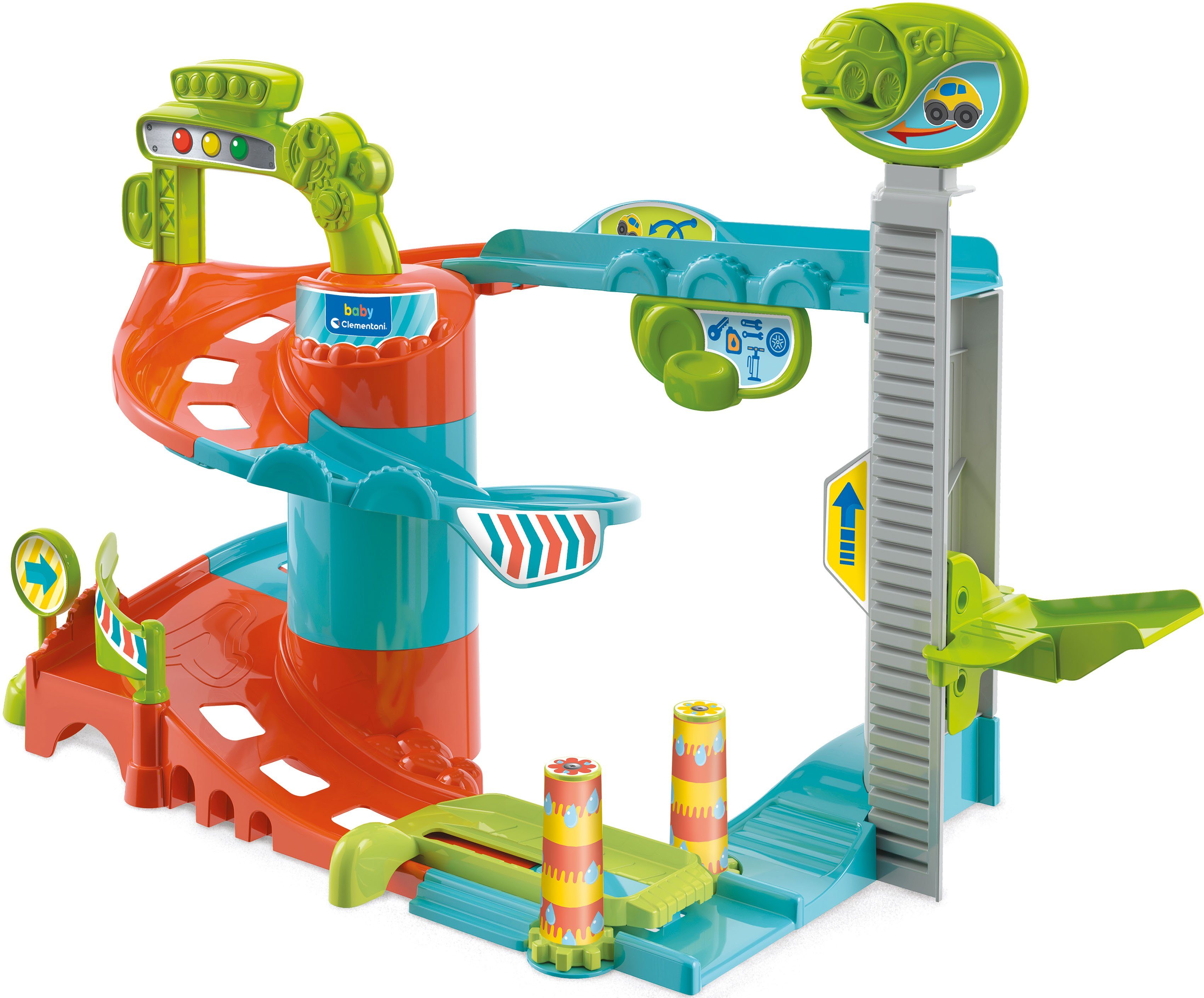 Image of Clementoni® Spiel-Parkgarage »Play for Future - Baby Parkaus«, aus 100% recyceltem Material