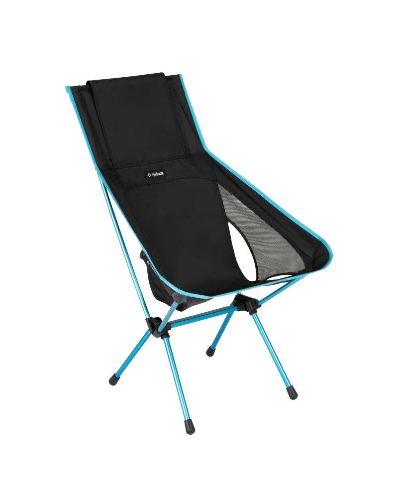 Helinox Campingstuhl Sunset Chair (re) - Extra Large, Tension Design - schwarz/blau