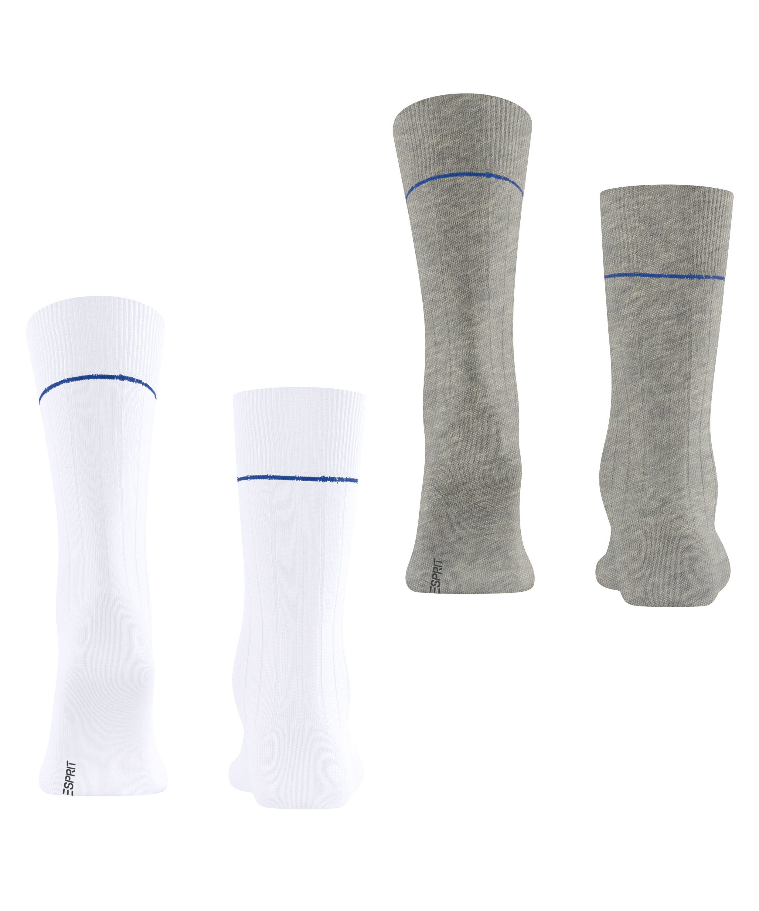 Esprit Socken Esprit Accent Rib 2-Pack Herren (2-Paar)