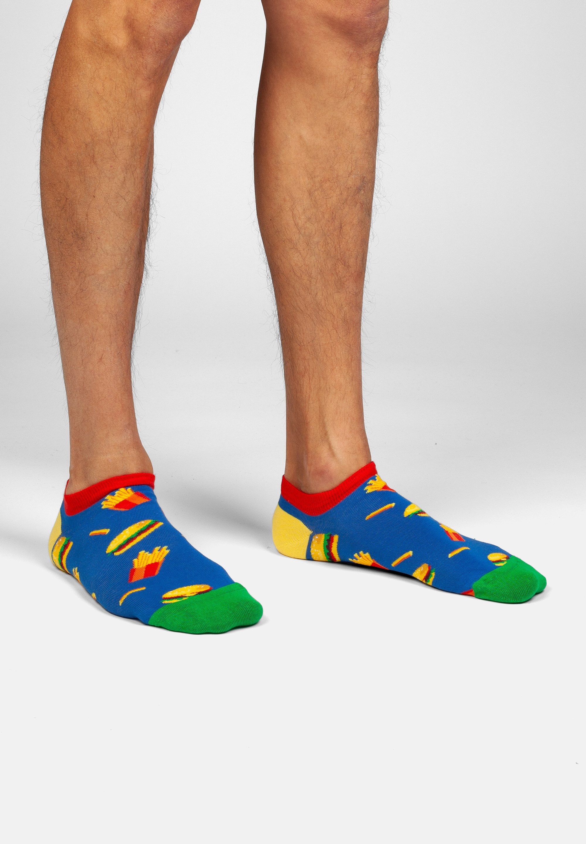 DillySocks Sneakersocken Short Foodie Dreams Aus Baumwolle & recyceltem Polyamid