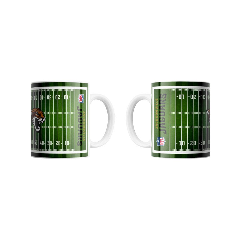 Jacksonville Jaguars Becher Jacksonville Jaguars Jumbo-Tasse „Field“ 450ml, Keramik