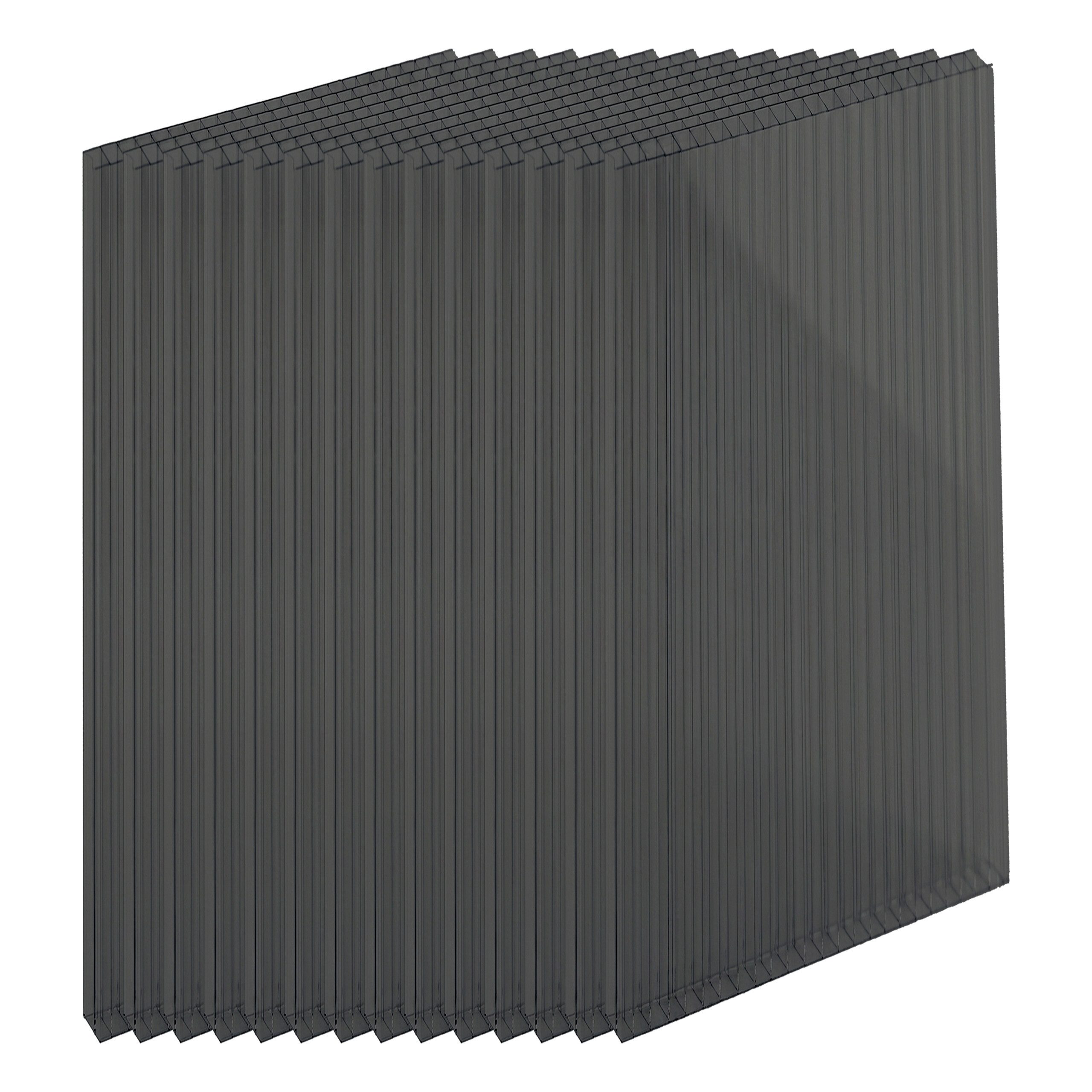 relaxdays Doppelstegplatte Set 4mm, 14er Pack