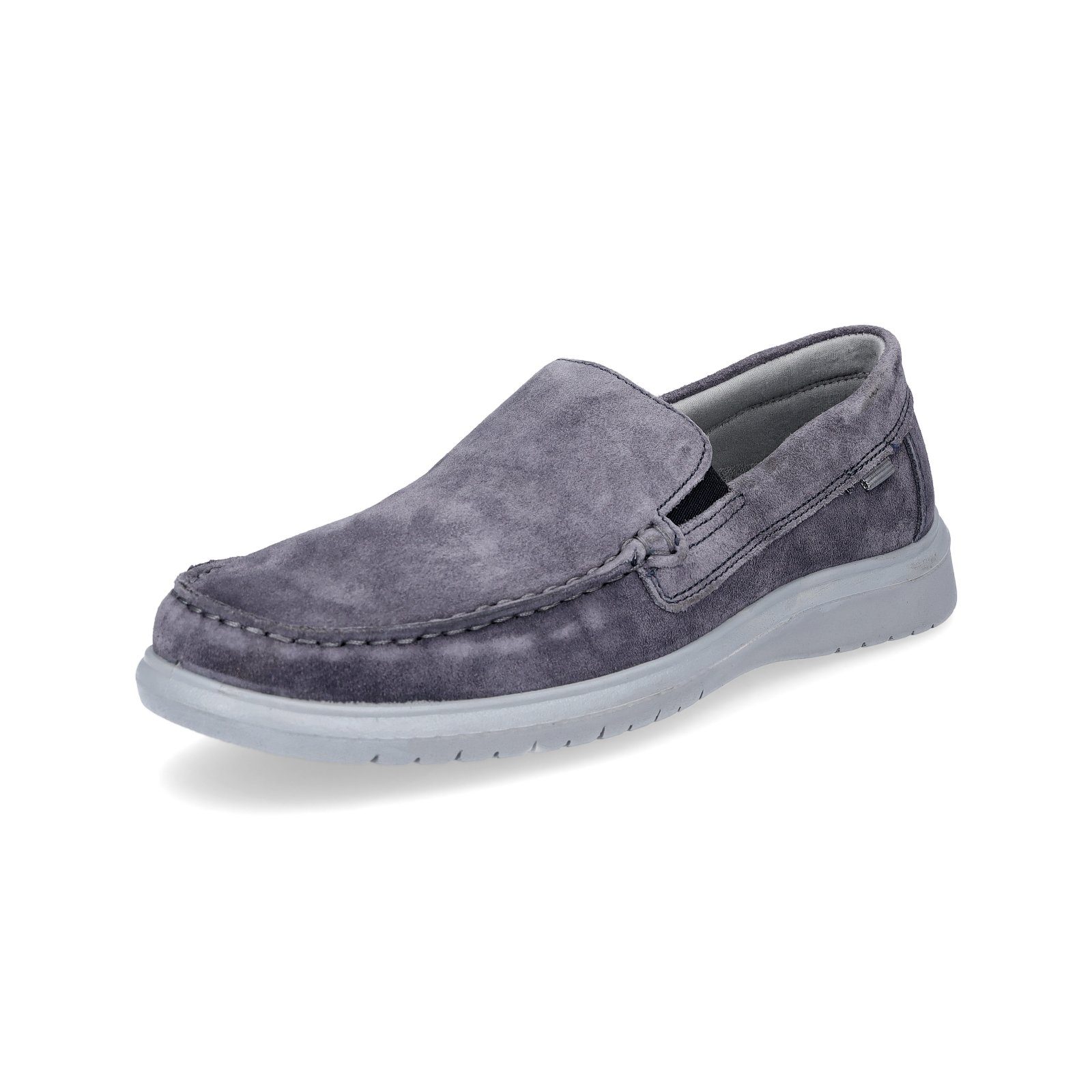 Ara Herren Leder Slipper grau Slipper