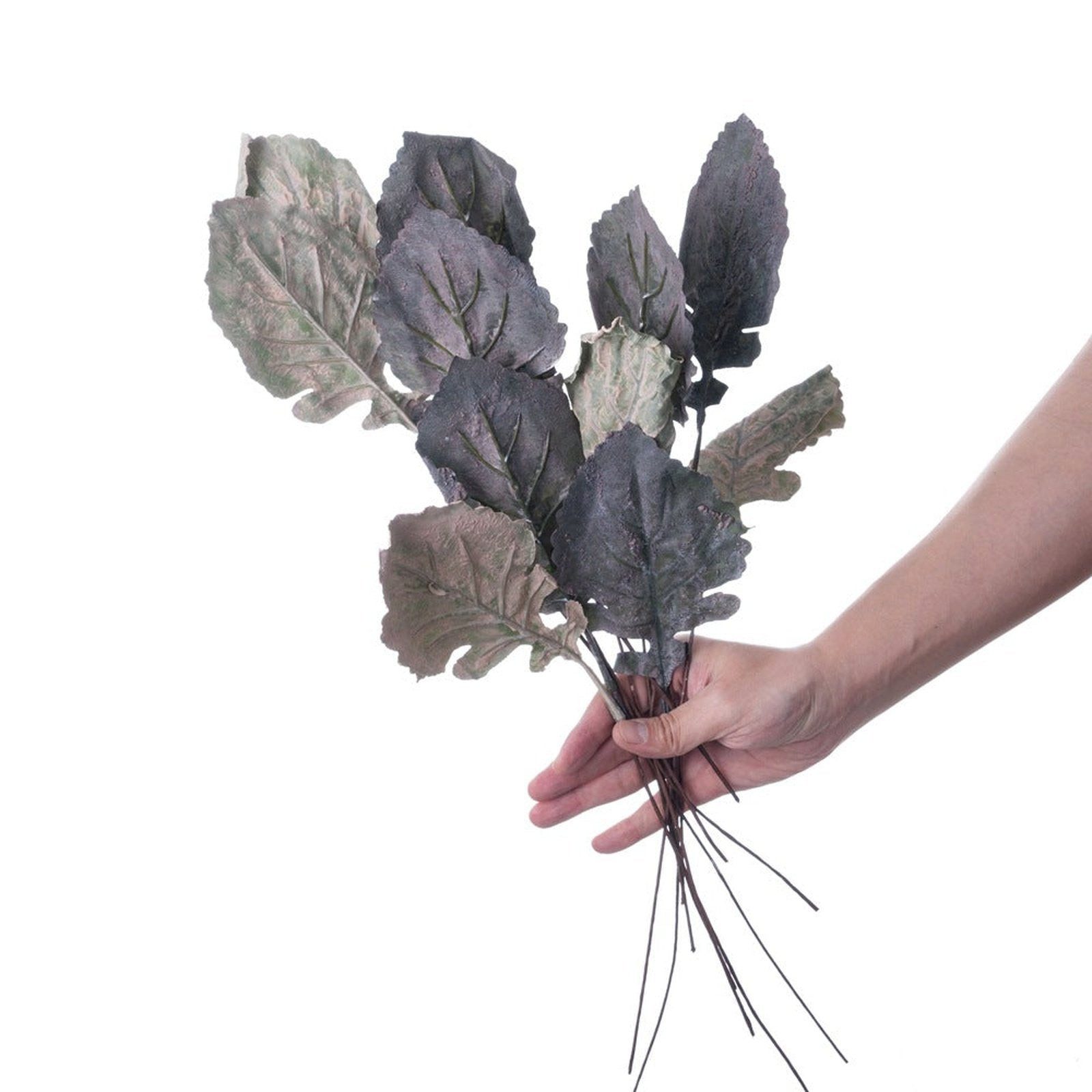 Kunstpflanze 2 Sträuße getrockneter Blumen für die Innendekoration, AUKUU, Schaumzellstoffblätter, künstliche Blumen, Heimdekorationsblumen(ohne