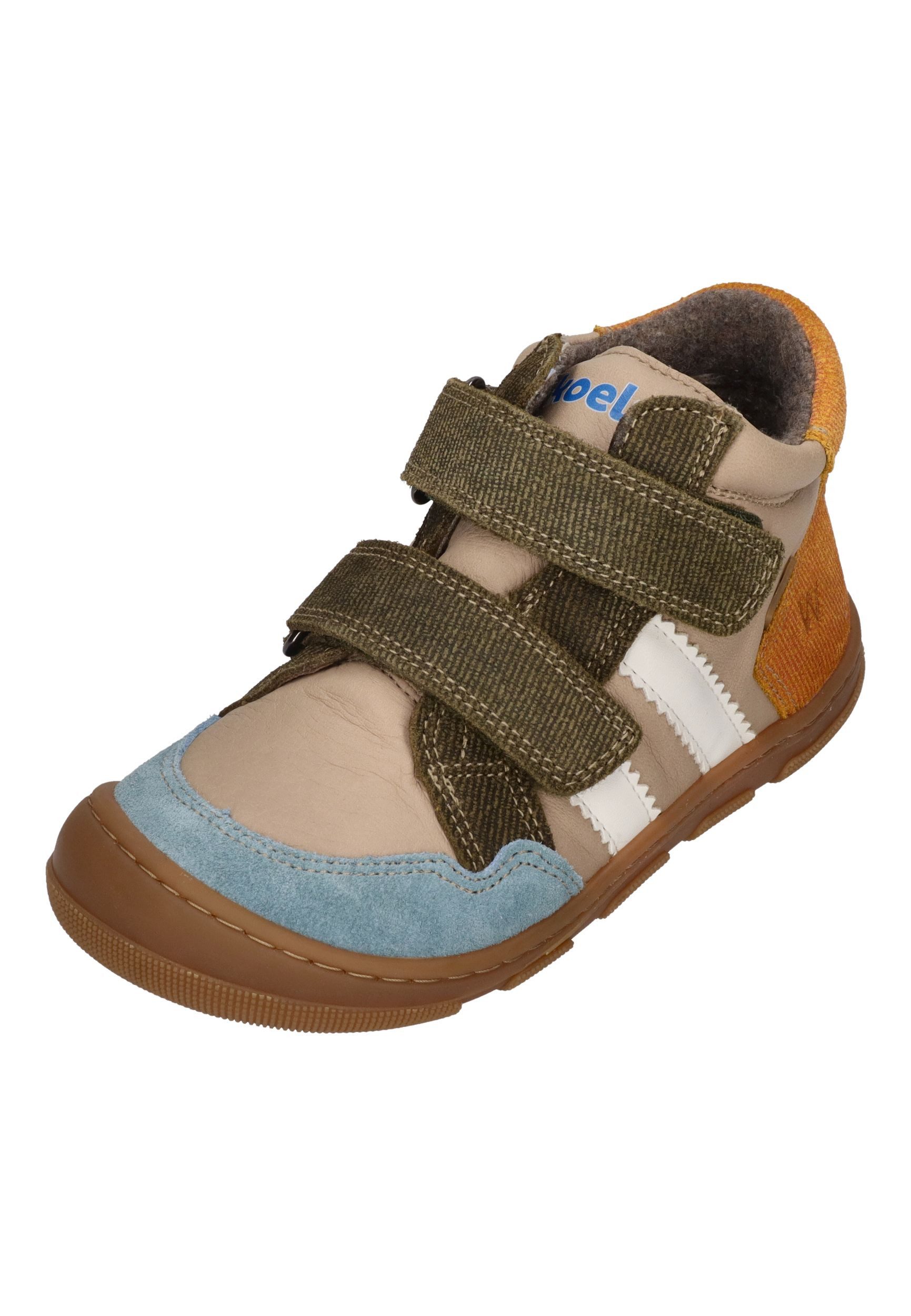 KOEL Kali Suede extra Weit Barfußschuh Taupe