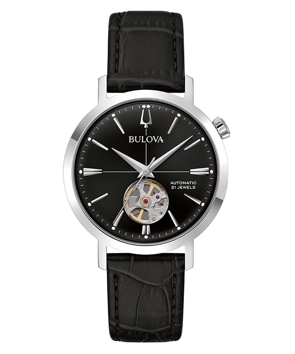 Bulova Automatikuhr Automatik Aerojet Schwarz