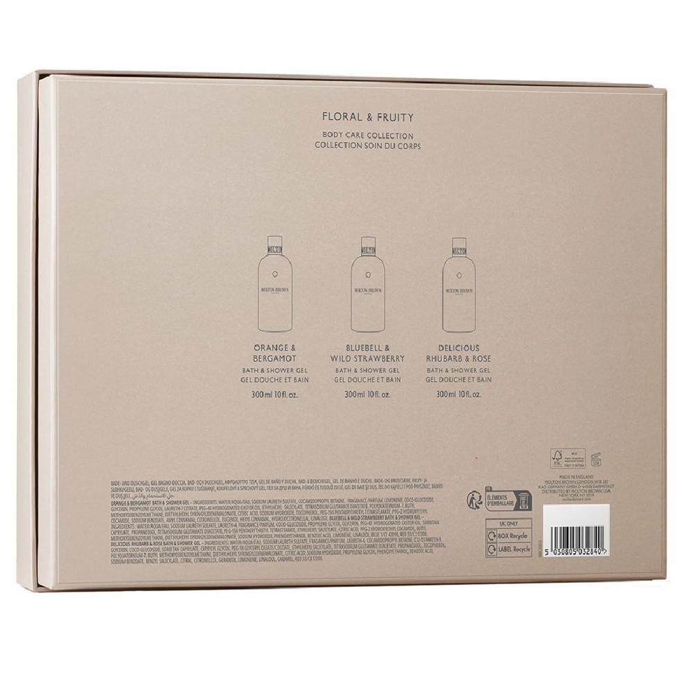 MOLTON BROWN Duschgel Bathing Collection Duschgel Geschenkset Floral & Fruity (3er-Set)
