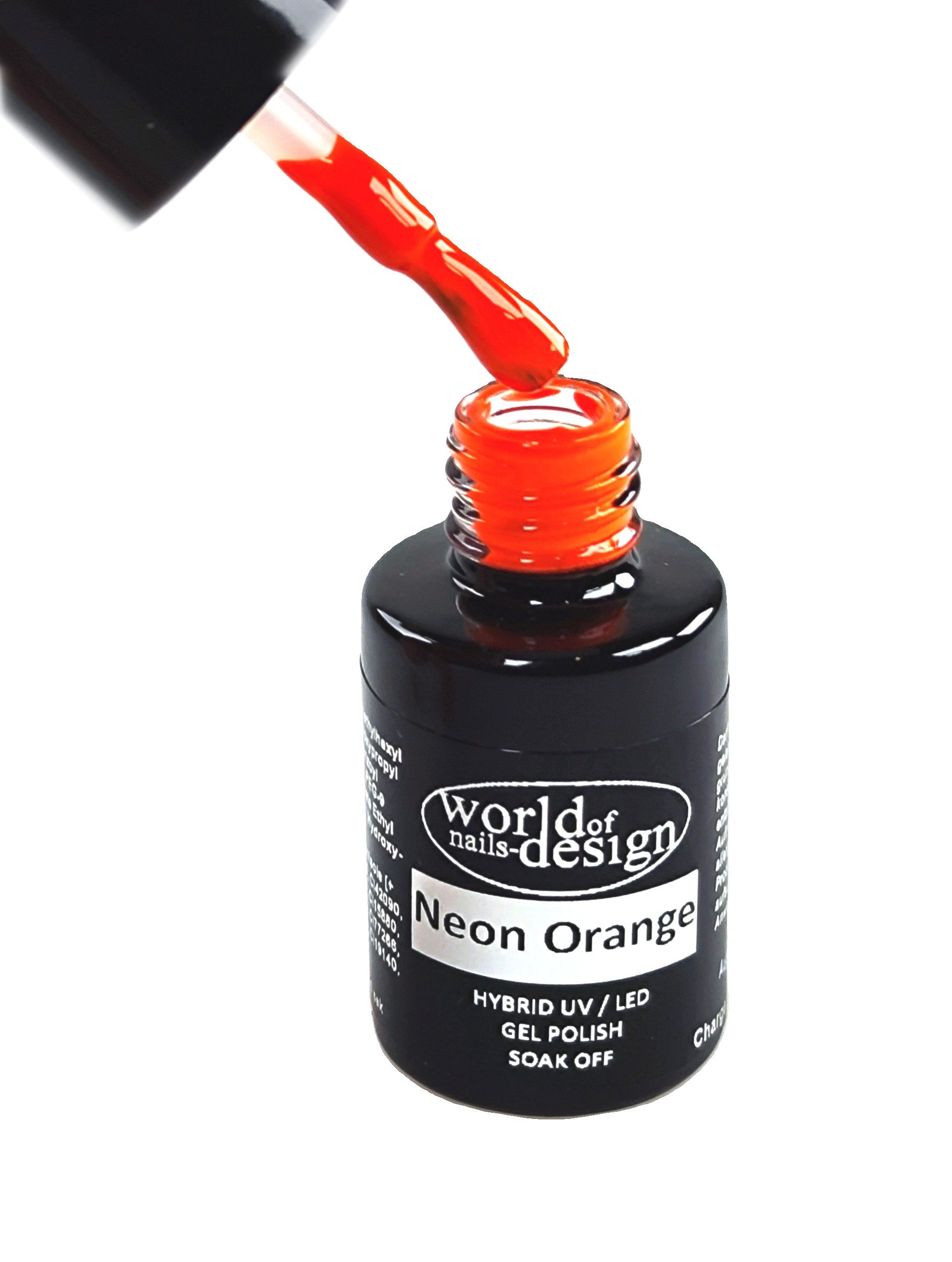 World of Nails-Design Gel-Nagellack UV/LED Hybrid-Lack, Gel-Lack, Gel Polish Neon Edition, leuchtende Neon-Farben