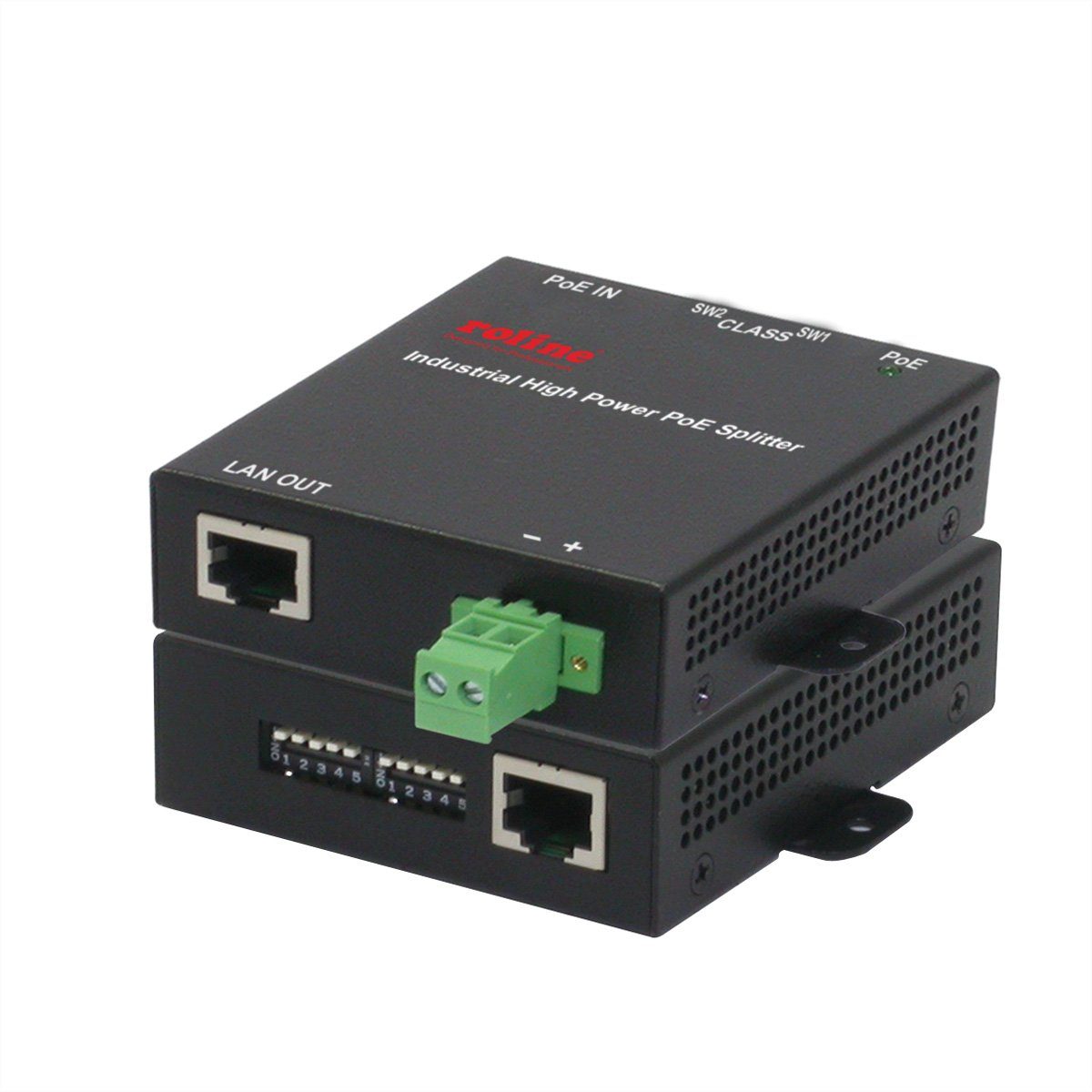 High Power PoE++ Splitter, 128W Netzwerk-Switch