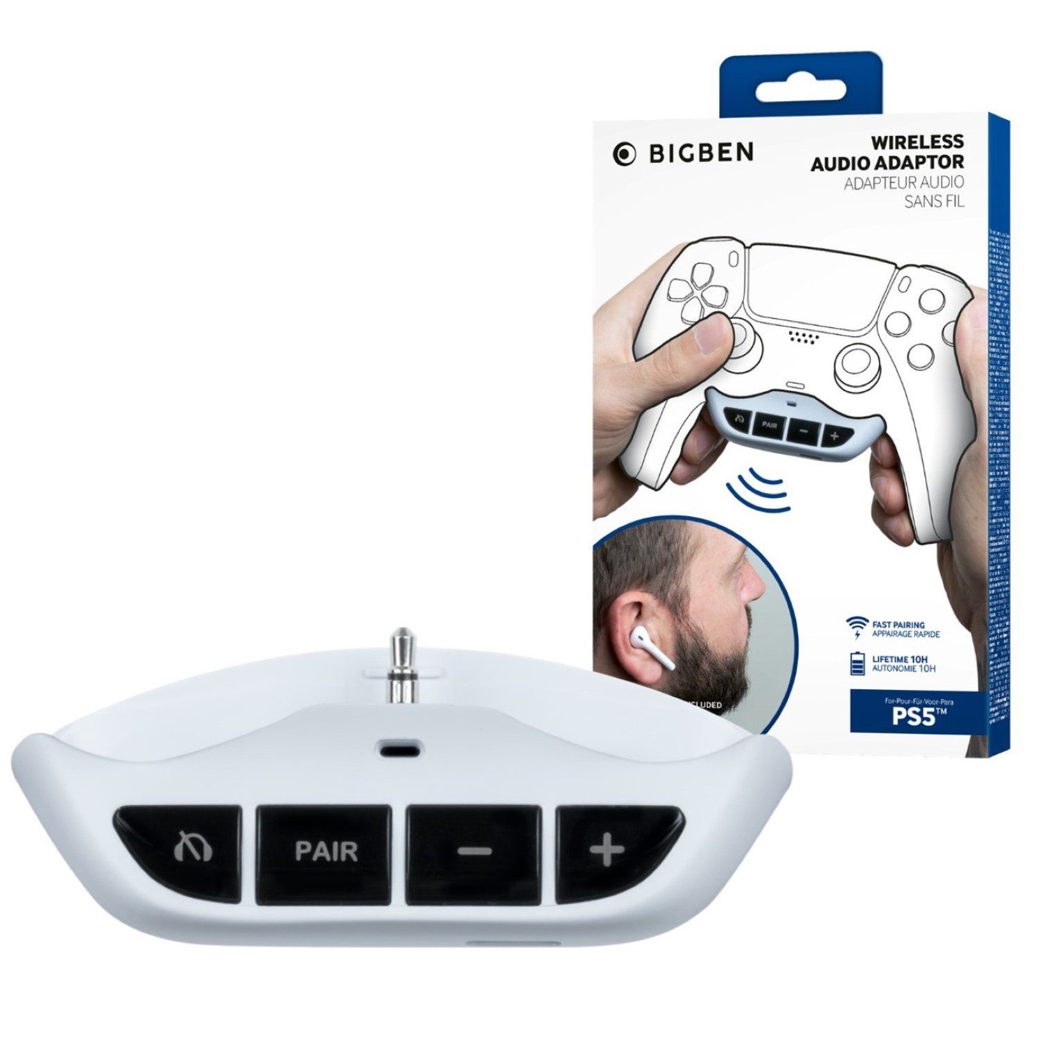 BigBen Bluetooth Headset-Adapter Kopfhörer Headset Controller (BT