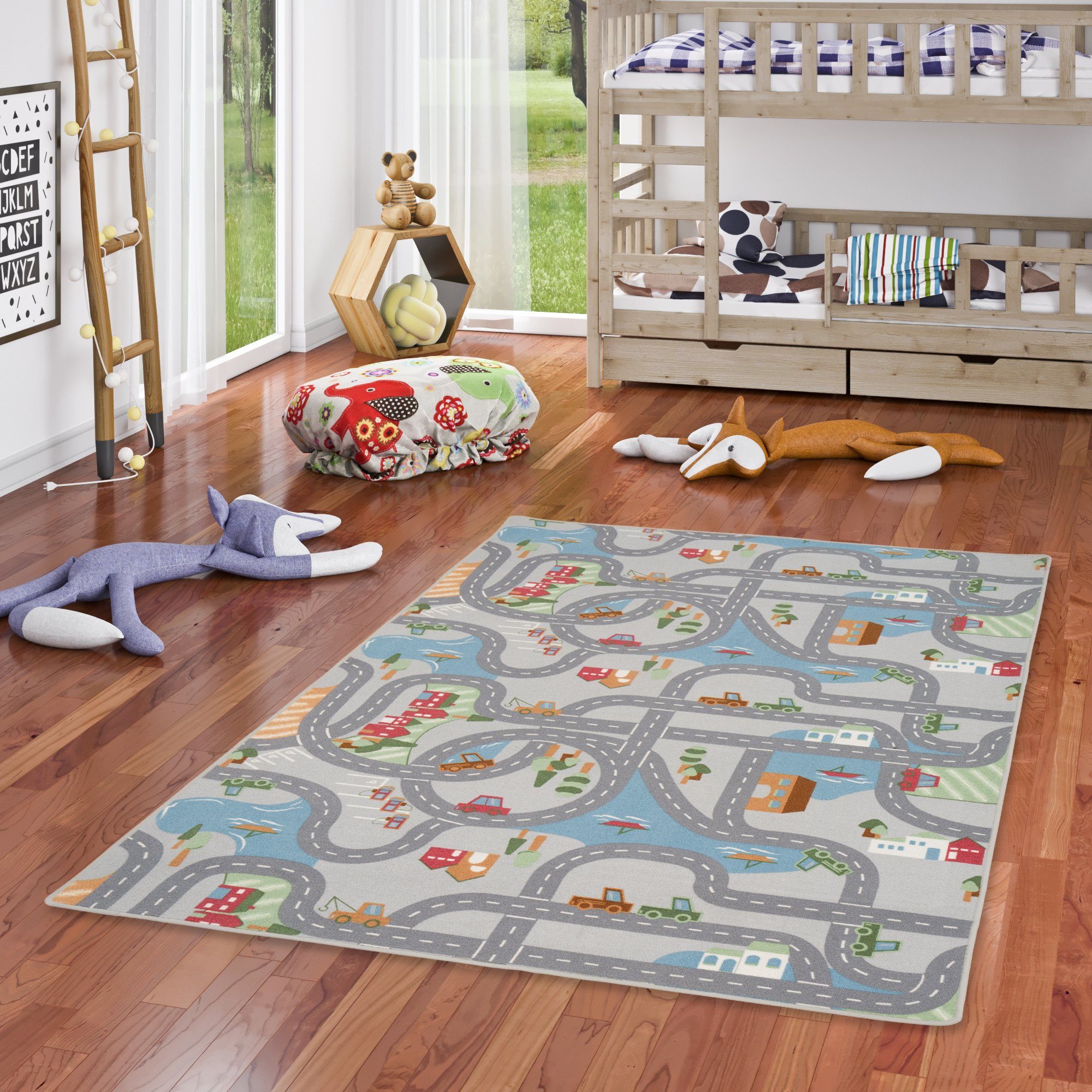 Snapstyle Kinderteppich Kinder Spiel Straßenteppich Fun günstig online kaufen