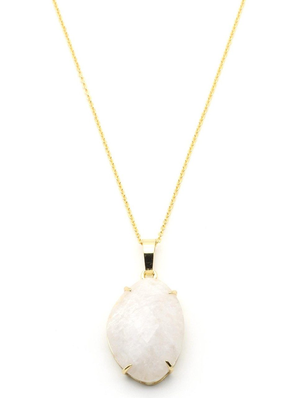 Nisan Kette und Anhänger Set, Mondstein Halskette Natürlicher Edelstein Anh günstig online kaufen