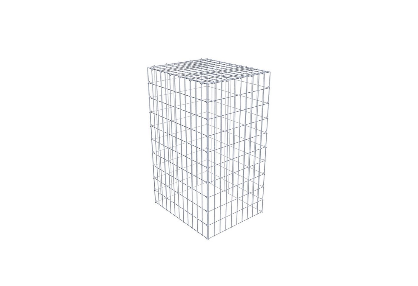 Thumbnail - Gabiona Gabionenzaun Anbaugabione Typ 3 100 cm x 60 cm x 50 cm (L x H x T), Maschenweite 5, (Anbaugabione Typ 3 100 cm x...