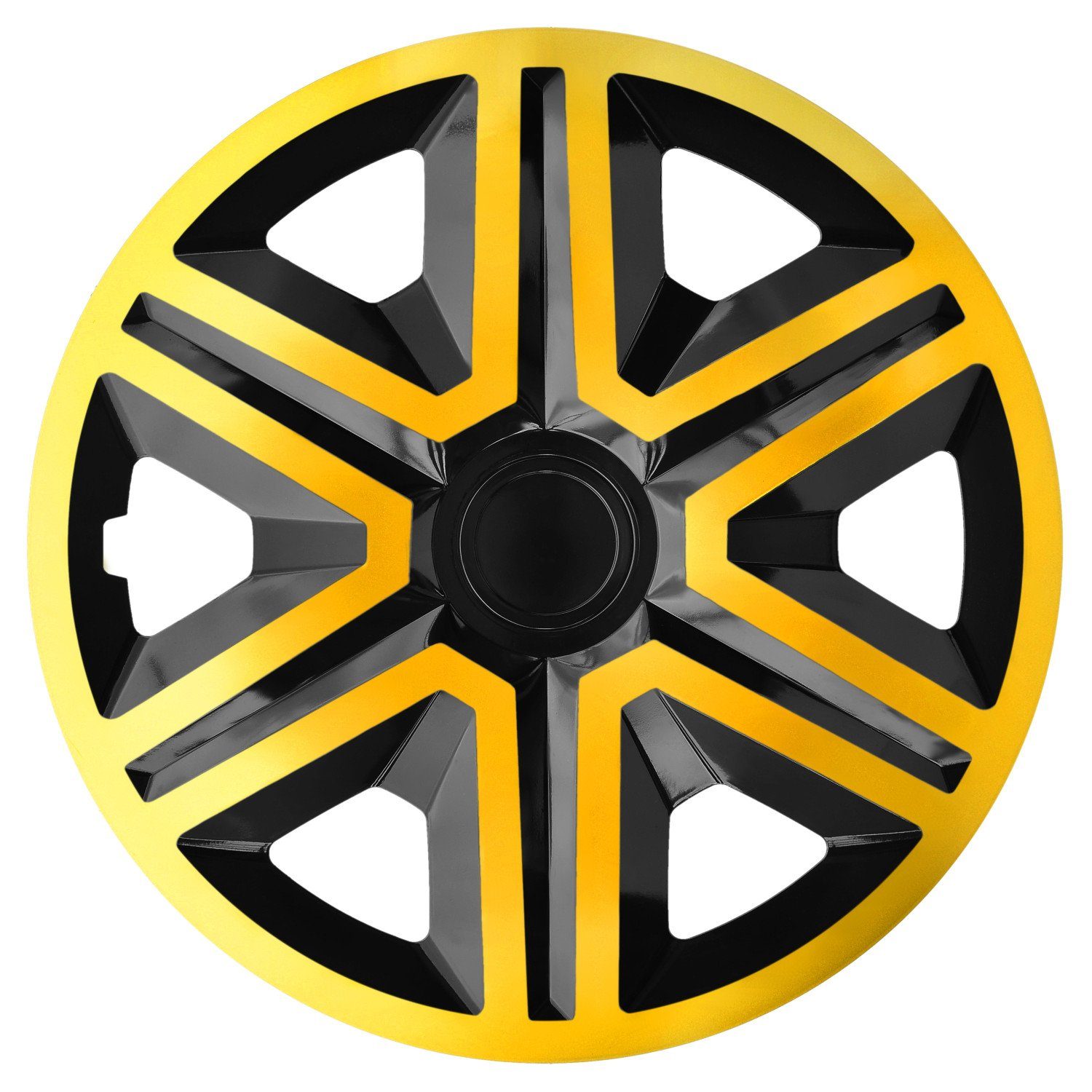 NRM Radkappen Action Doublecolor, 14 in Zoll, (4-St) 14" Radkappen Komplettset Radzierblenden