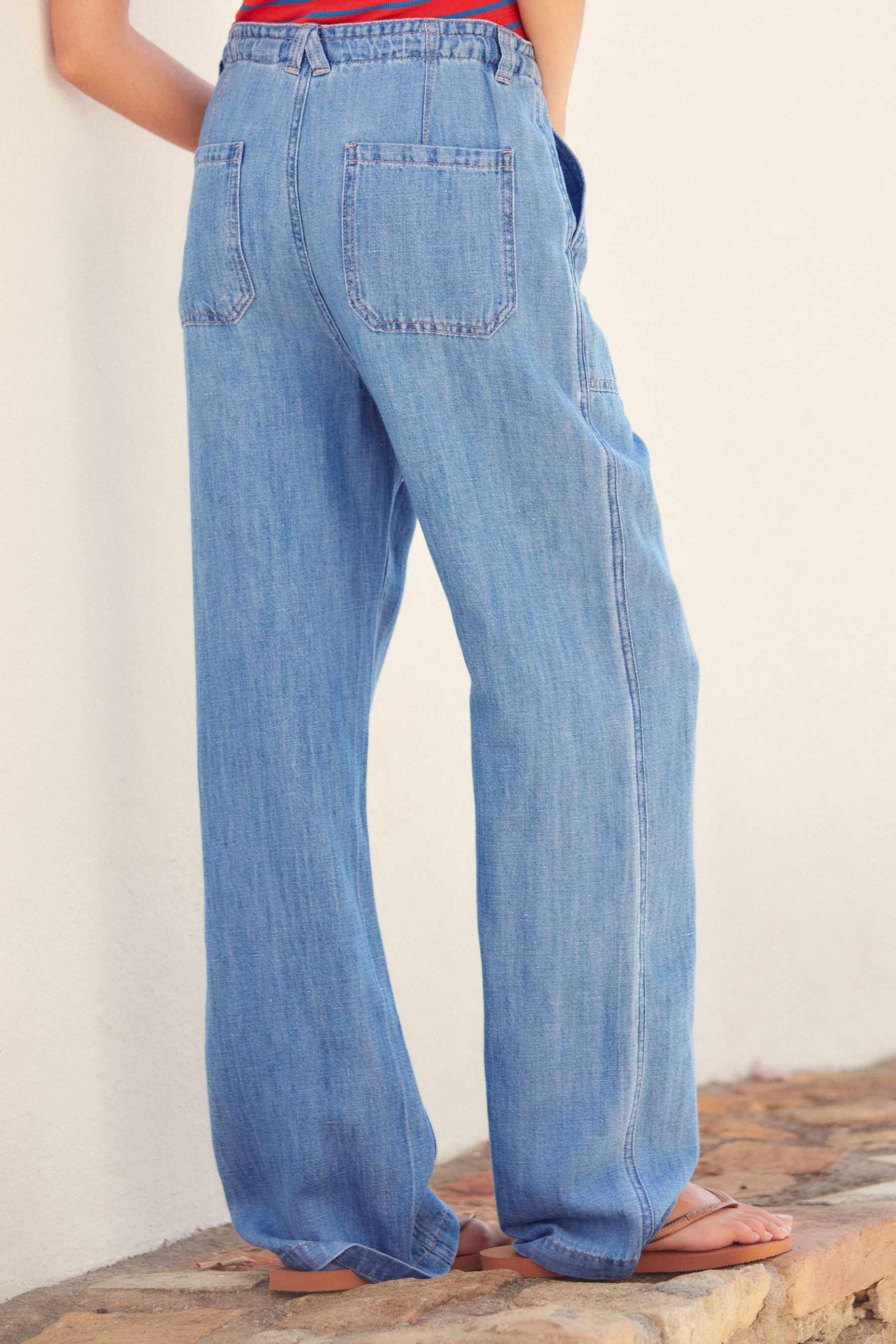 Next Weite Jeans Utility-Jeans mit weitem günstig online kaufen