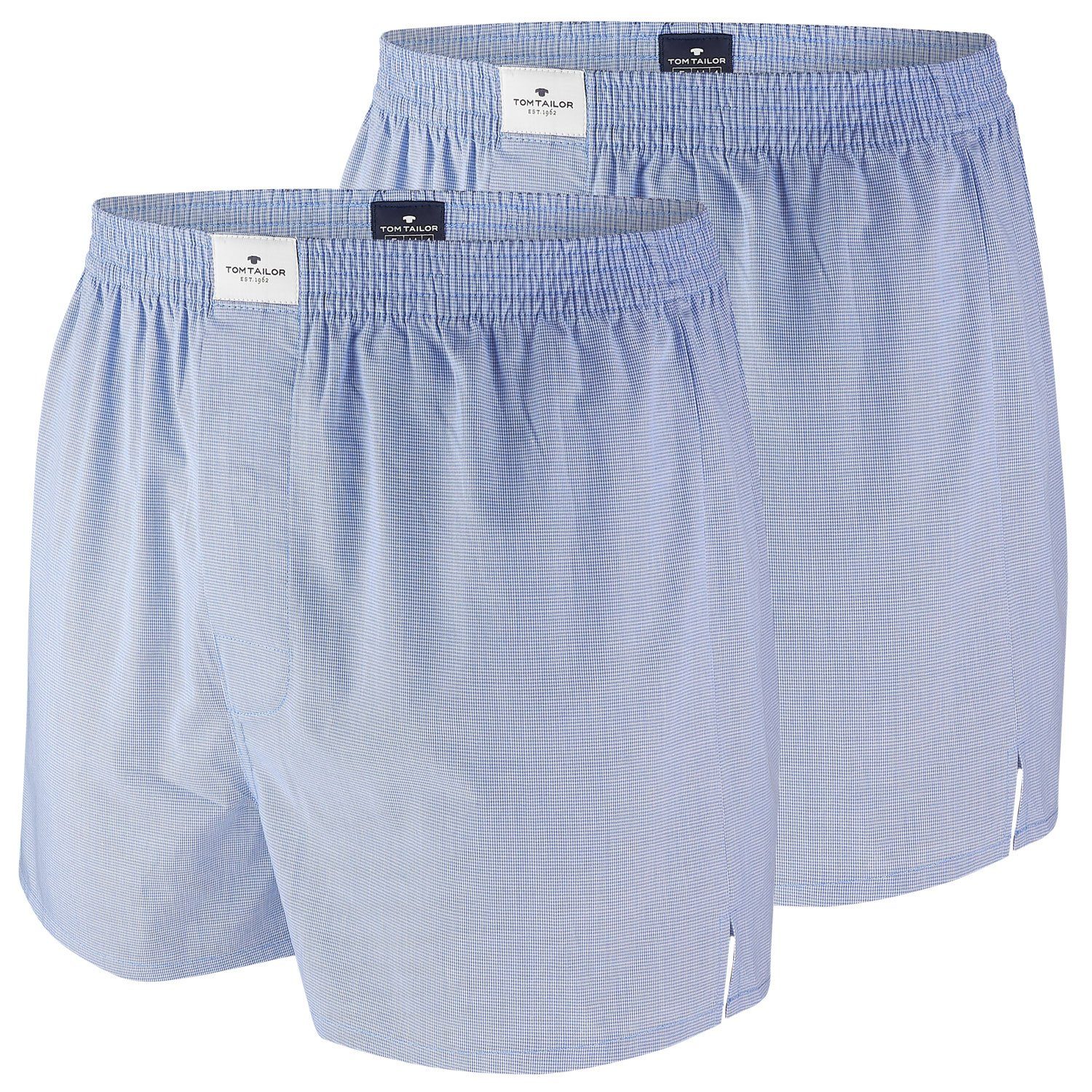 TOM TAILOR Boxershorts (2-St) Webboxer mit verdeckter Knopfleiste im 2er Pa günstig online kaufen
