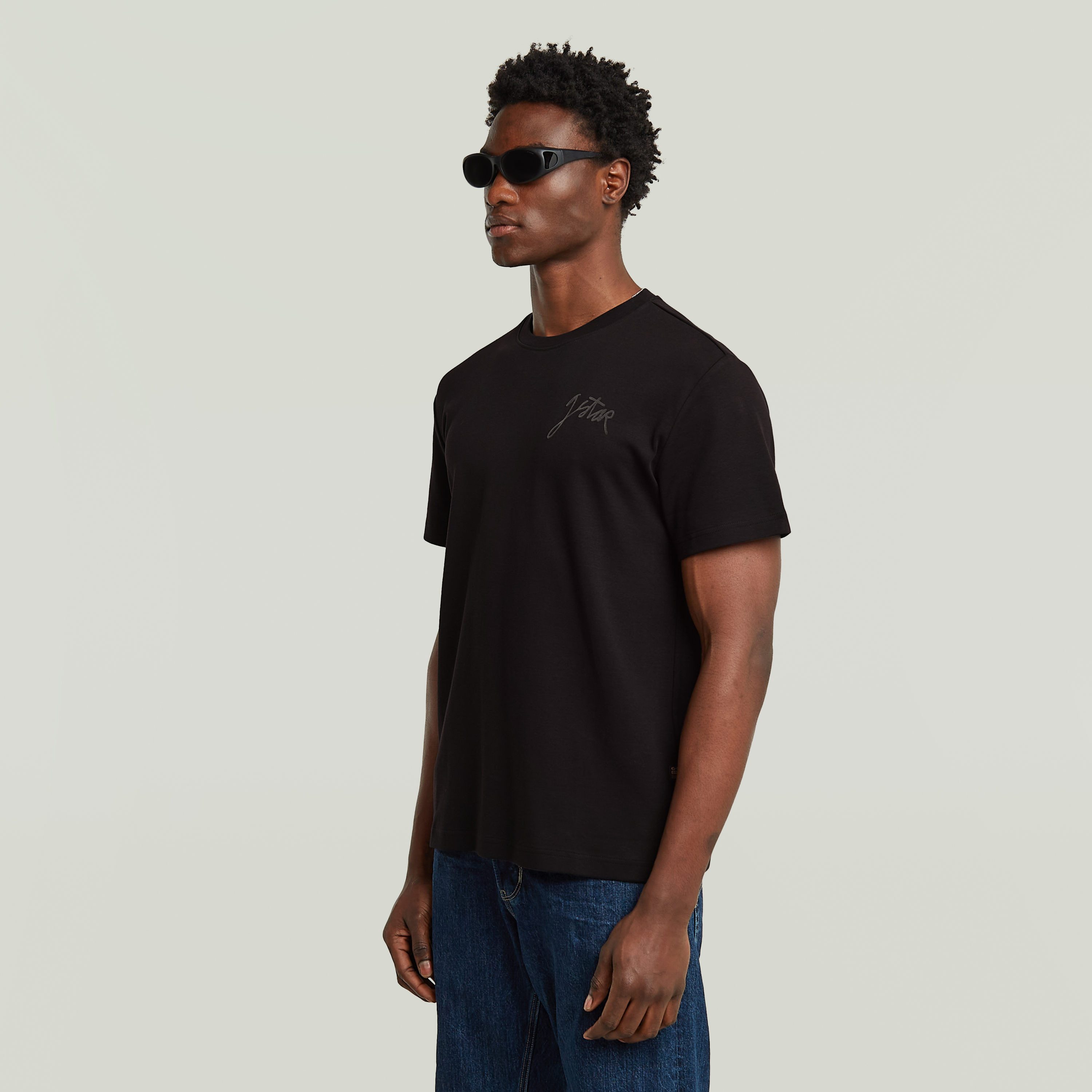 G-STAR T-Shirt Script mit Rundhals, aus günstig online kaufen