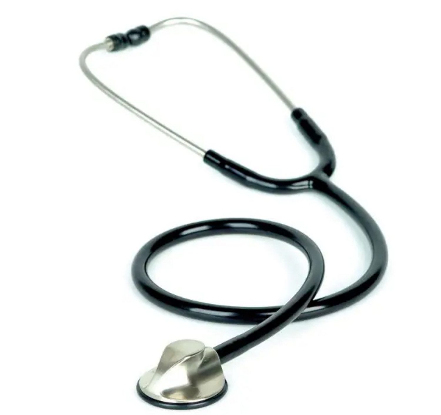 DocMed Stethoskop Kardiologie Stethoskop Classic II, (Spar-Set Zusätzliche Komponenten inklusive, Detaillierte Klangübertragung), Ersatzmembran und Ohroliven, aus Edelstahl