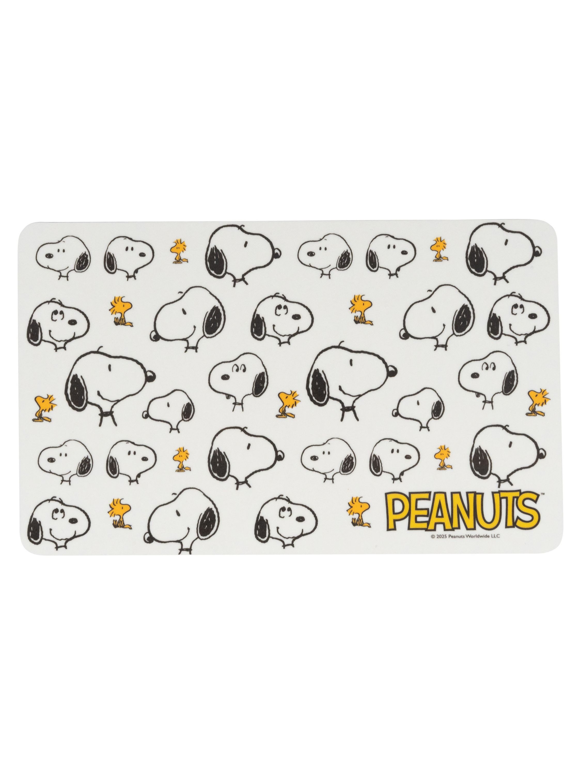 United Labels® Frühstücksbrett Peanuts Snoopy Brettchen Allover Schneidebrettchen, Resopal