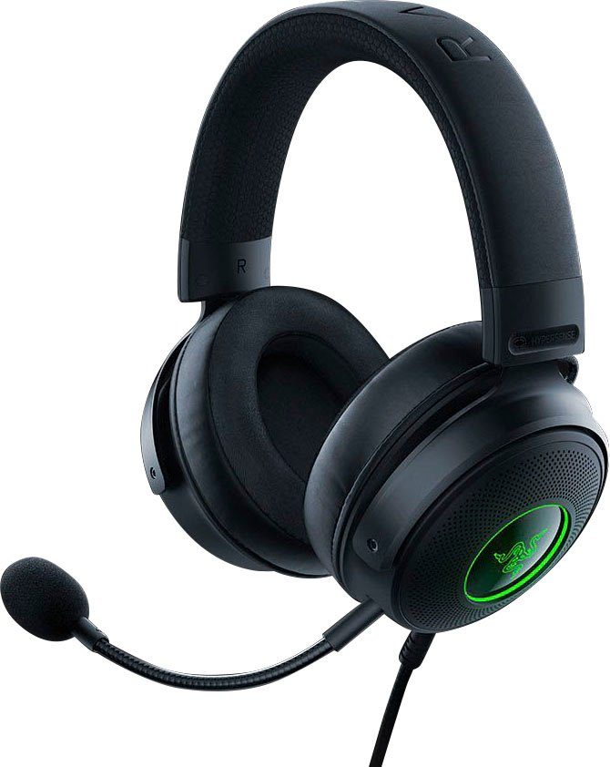 RAZER Kraken V3 Hypersense Gaming-Headset (Mikrofon abnehmbar, Rauschunterdrückung)