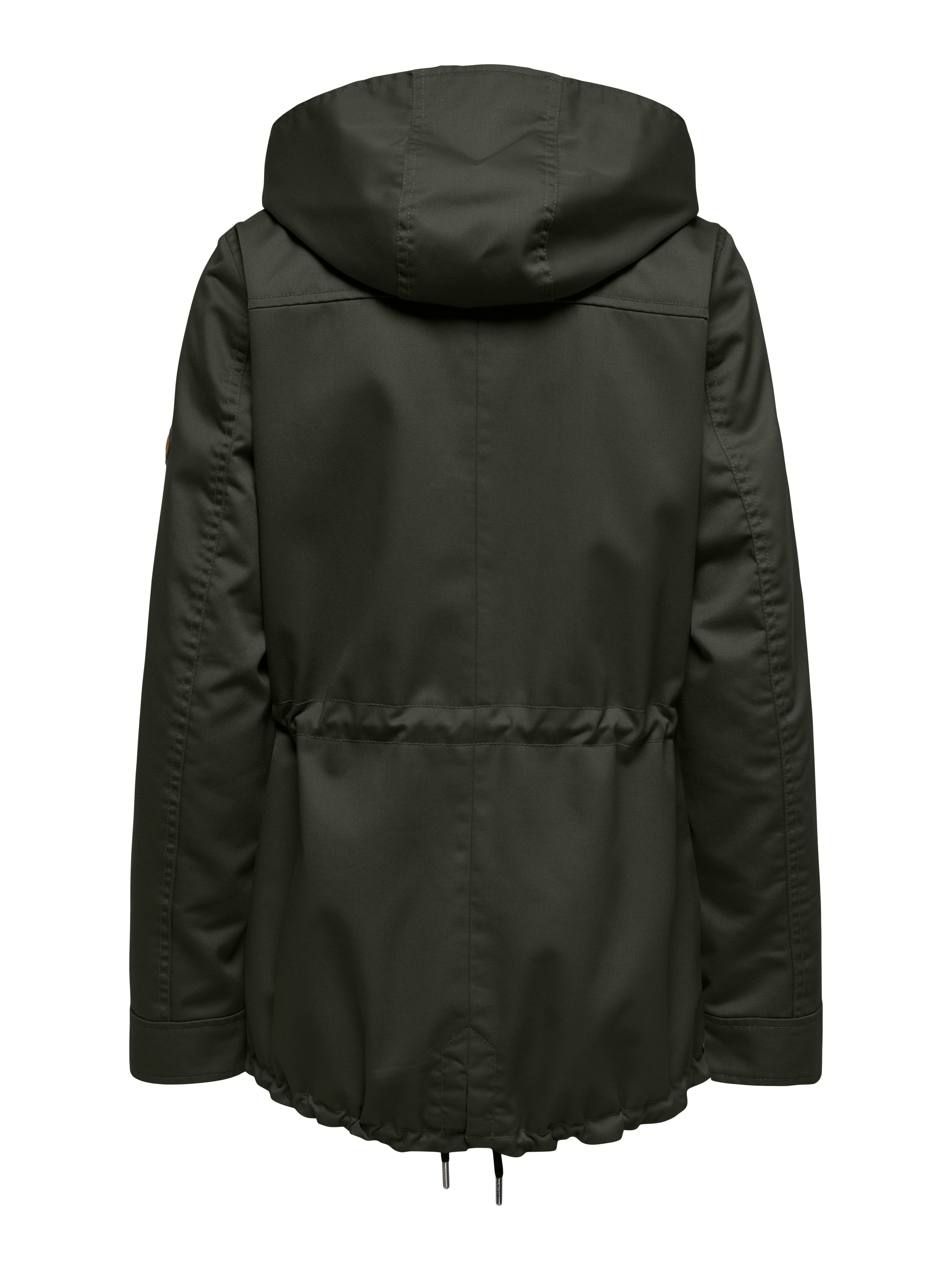 ONLY Parka ONLLORCA LIFE CANVAS PARKA CC OTW mit Kordelzug in der Taille