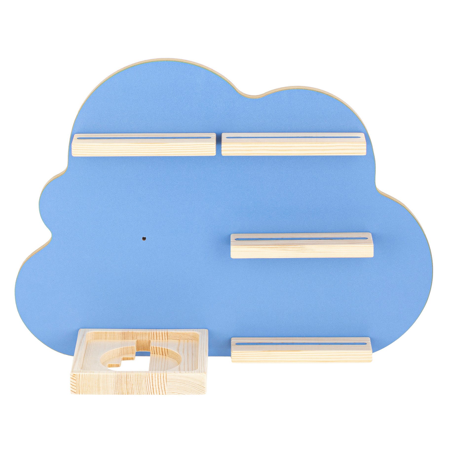 Meinposten Deko-Wandregal Hörspielfigurenregal Kinderregal Wolkenregal 48x3 günstig online kaufen