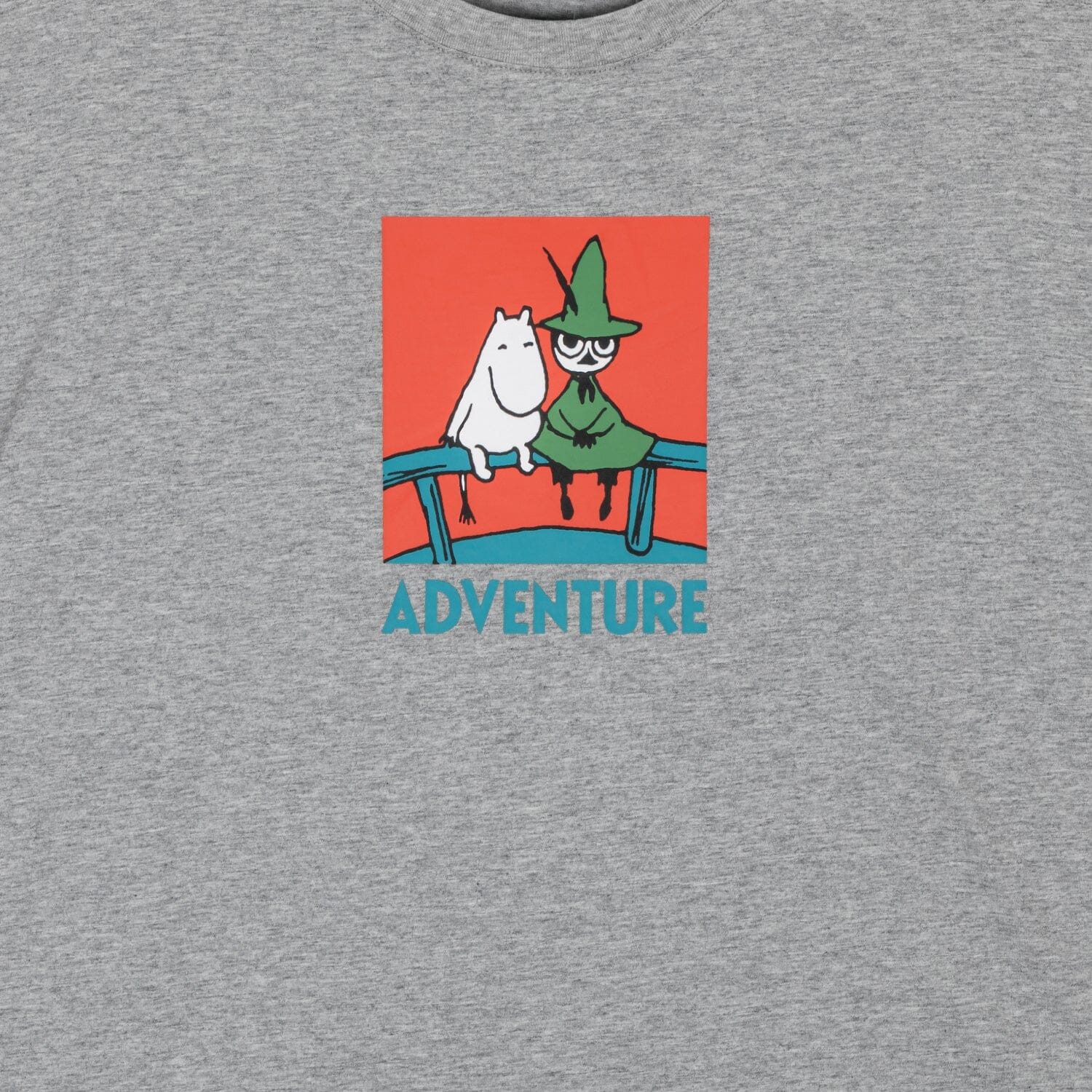 Moomin by Martinex T-Shirt Martinex Moomin Adult T-Shirt „Alvi“ Adventure – Grey Melange