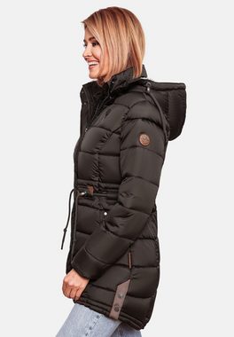 Navahoo Steppmantel Daliee Stylischer Winterparka mit abnehmbarer Kapuze