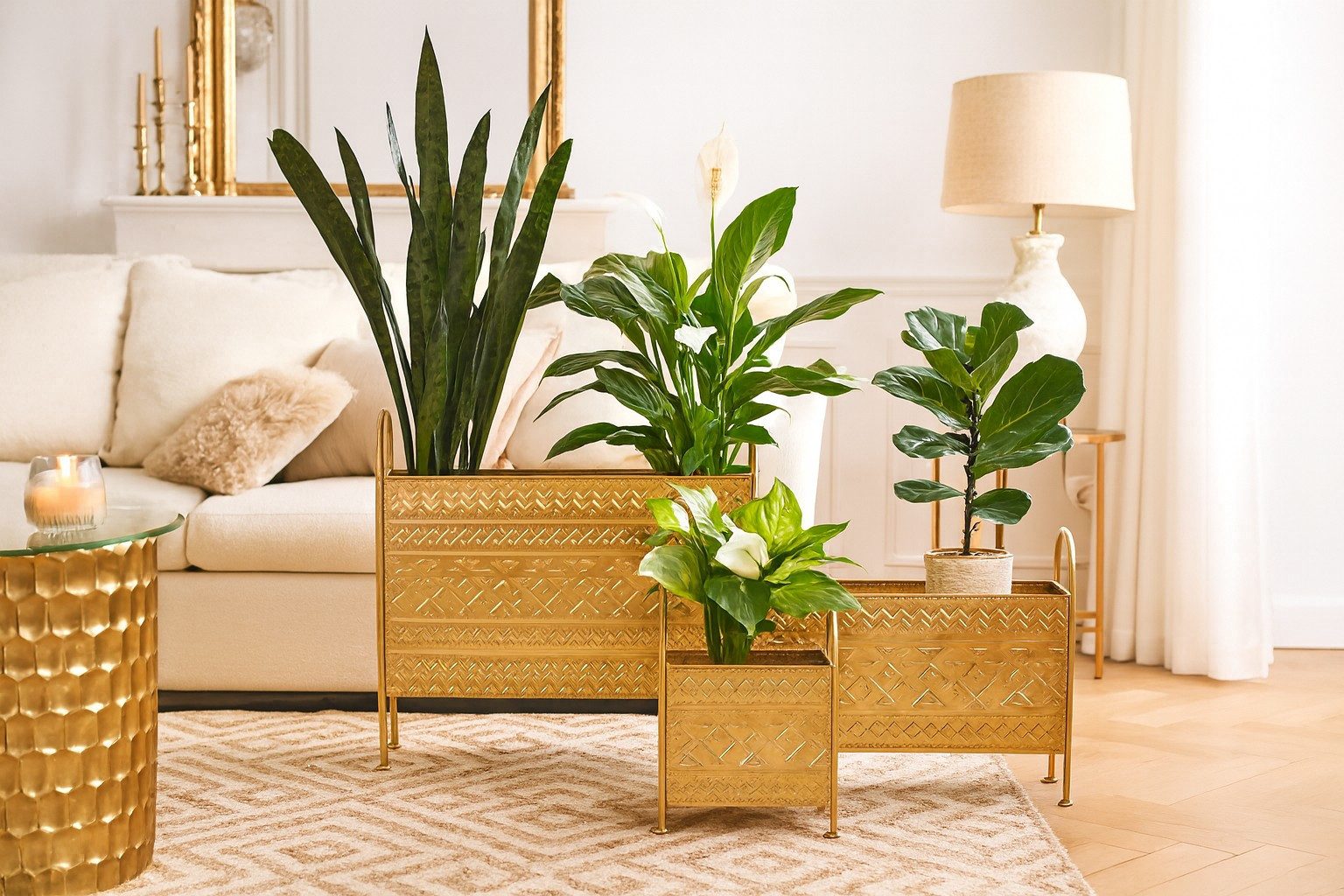 moebel-direkt-online Pflanzkübel 3tlg. Pflanzgefäße-Set (Spar-Set, 3tlg)