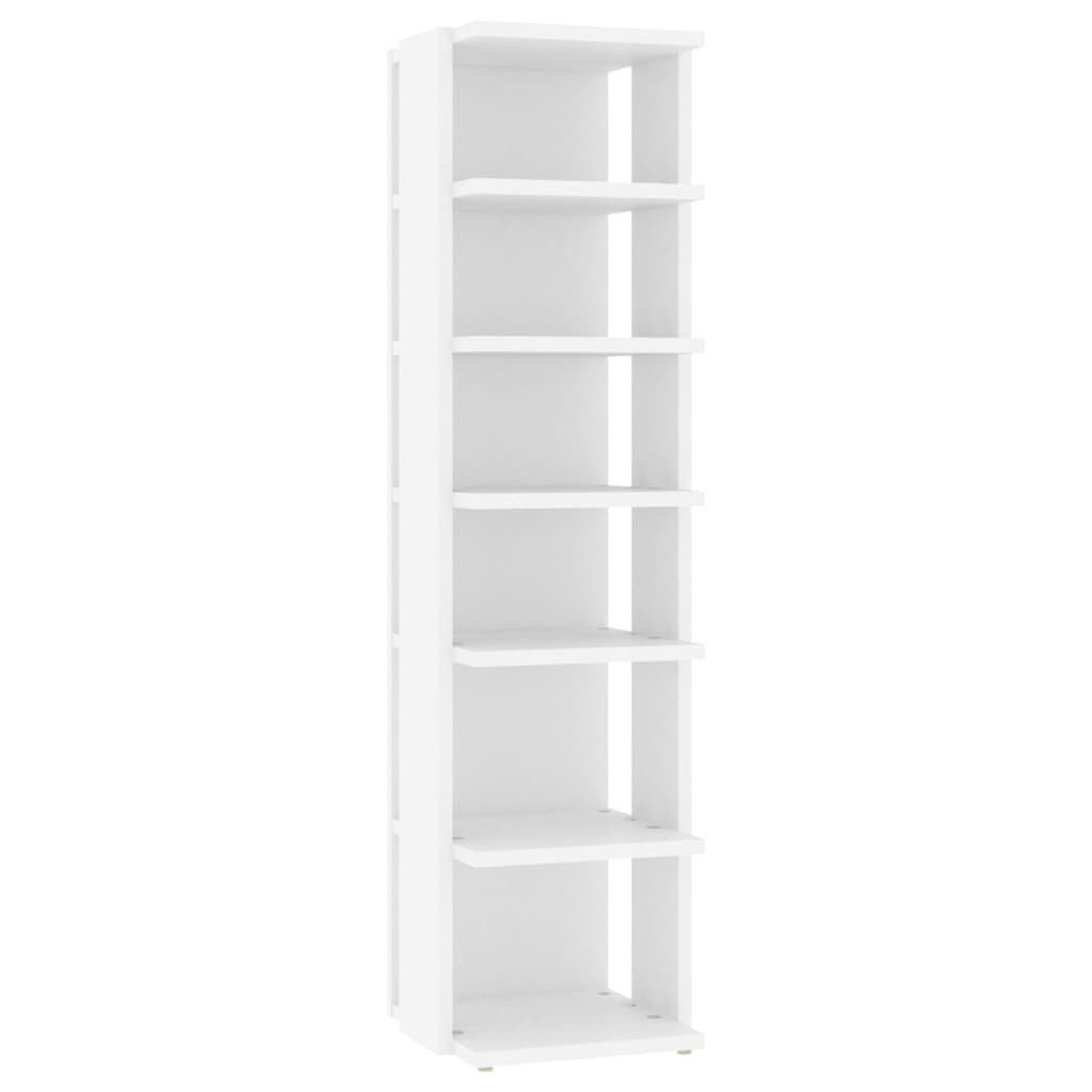 vidaXL Schuhschrank NA Schuhschrank Weiß 25x27x102 cm Spanplatte