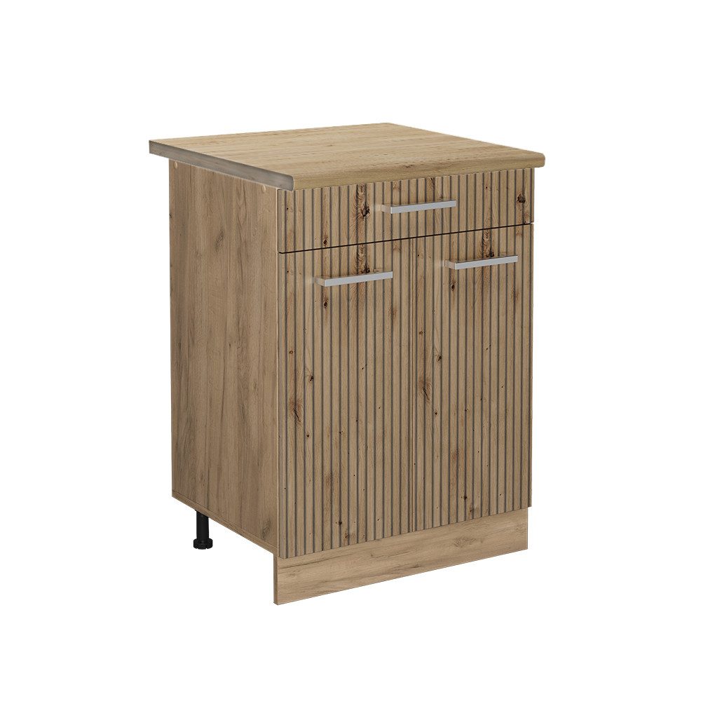 Vicco Unterschrank R-Line, Artisan-Eiche/Goldkraft Eiche, 60 günstig online kaufen