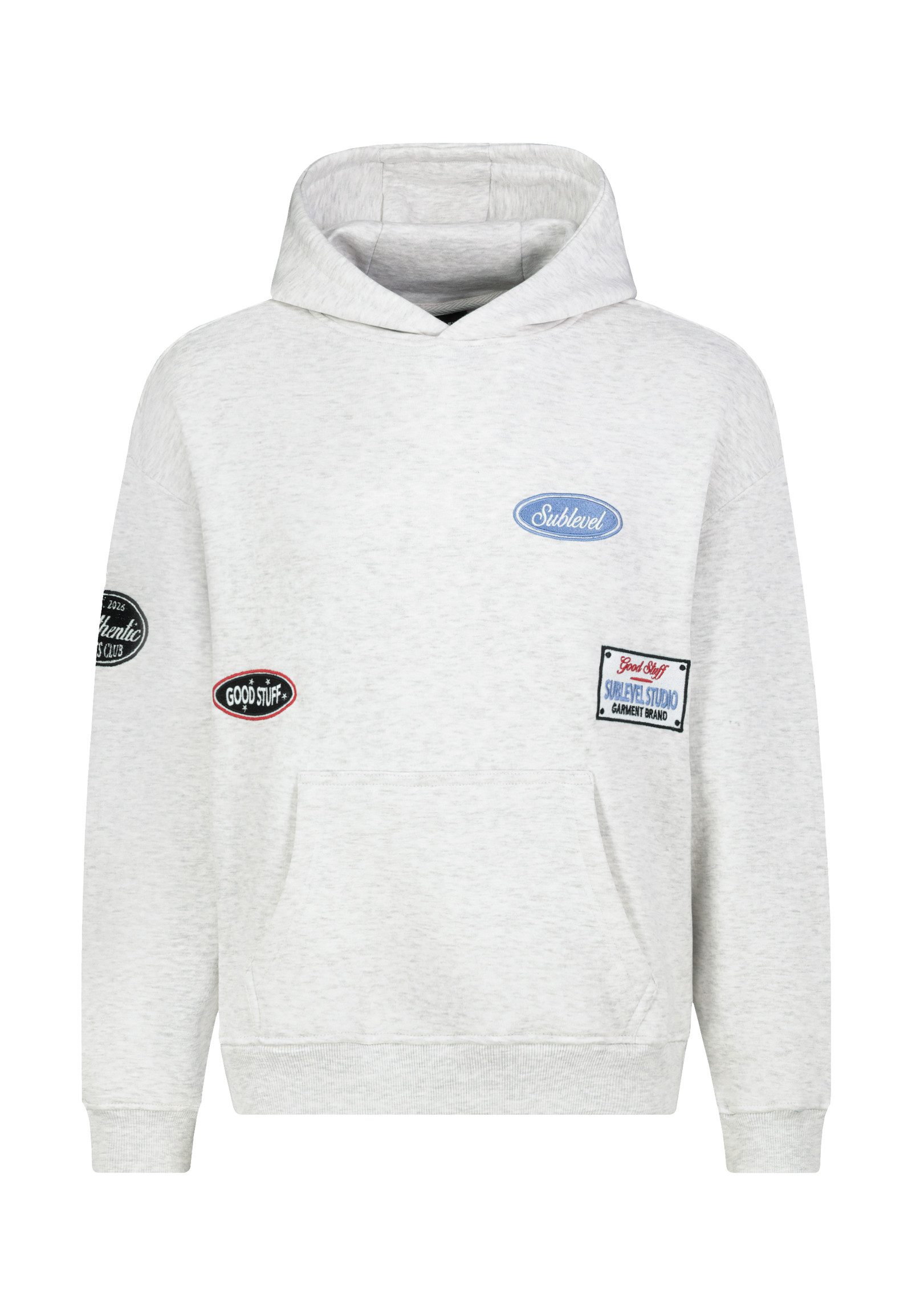 SUBLEVEL Kapuzenpullover Sweathoodie mit Stickerei Pullover mit Kapuze und günstig online kaufen