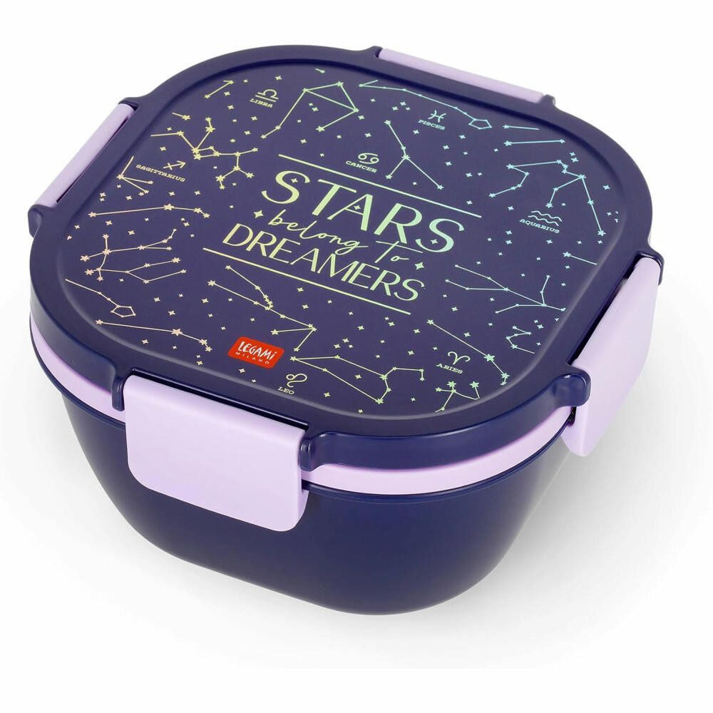 Legami Lunchbox Lunch Box Stars, 1.7 L, Kunststoff
