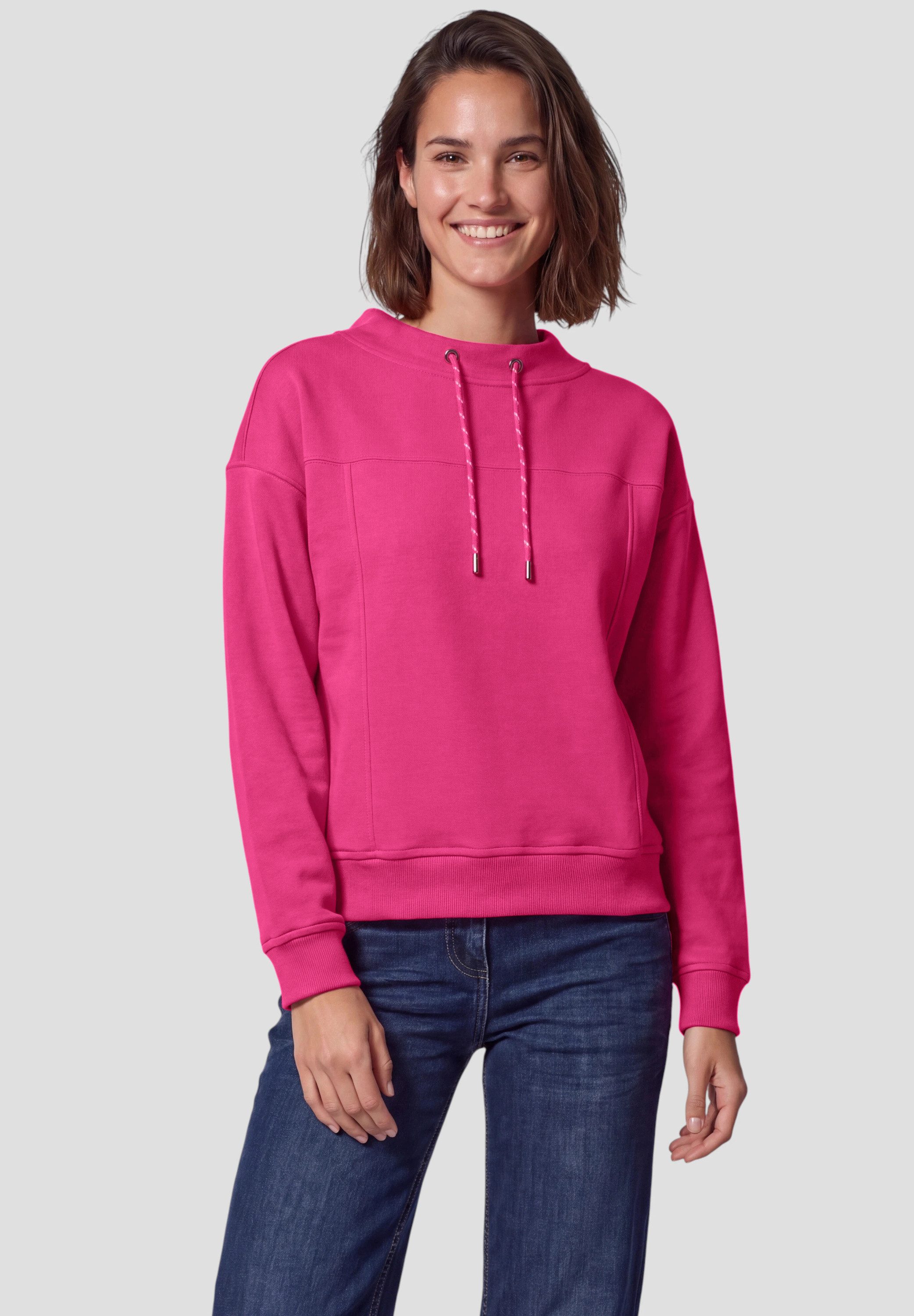 CECIL Sweatshirt mit Stehkragen