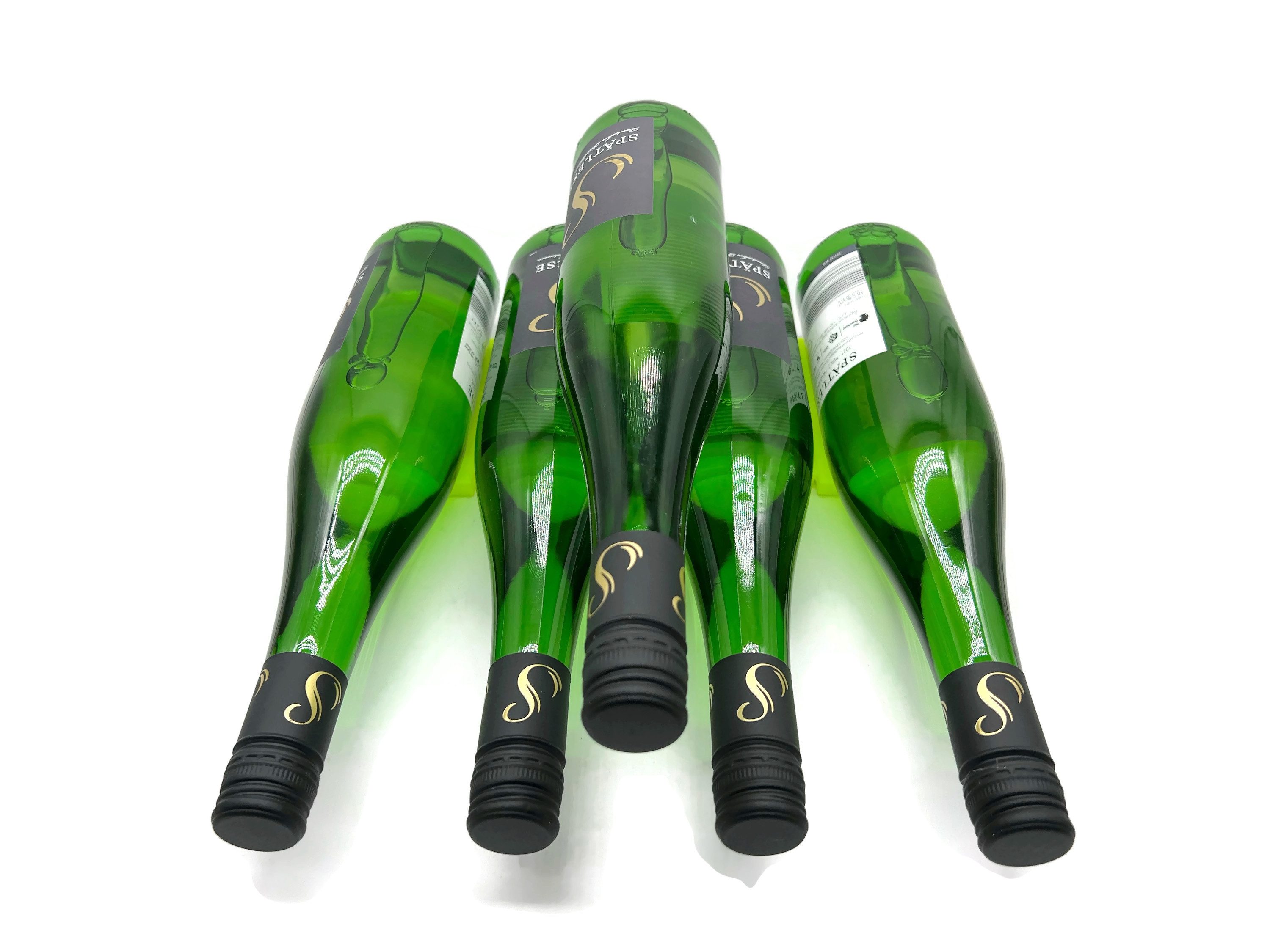 eXODA Flaschenablage Flaschenhalter Kühlschrank Flaschenregal für Wein Bier Dosen 2x