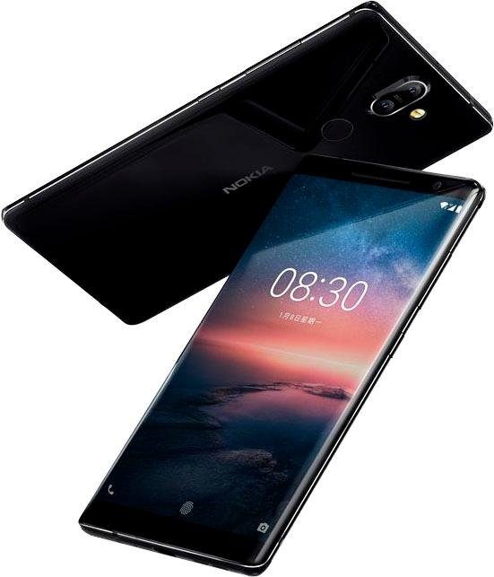 Nokia 8 Sirocco Smartphone (13,75 cm/5,5 Zoll, 128 GB Speicherplatz, 12 MP Kamera)
