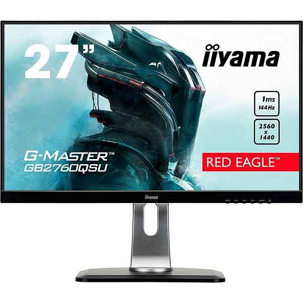 Iiyama GB2760QSU-B1 Gaming-LED-Monitor (68,5 cm/27 ", 2560 x 1440 px, WQHD, 1 ms Reaktionszeit, 144 Hz, TN LED)