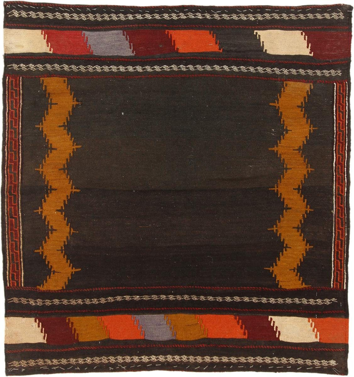 Trading, Nain 3 116x123 mm Kelim rechteckig, Orientteppich Afghan Antik Höhe: Orientteppich Quadratisch, Handgewebter