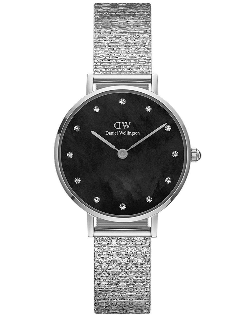 Quarzuhr Daniel Wellington DW00100593 Damenuhr Petite Lumine Pressed Piano 28mm Daniel Wellington DW00100593 Damenuhr Petite Lumine Pressed Piano 28mm 3ATM
