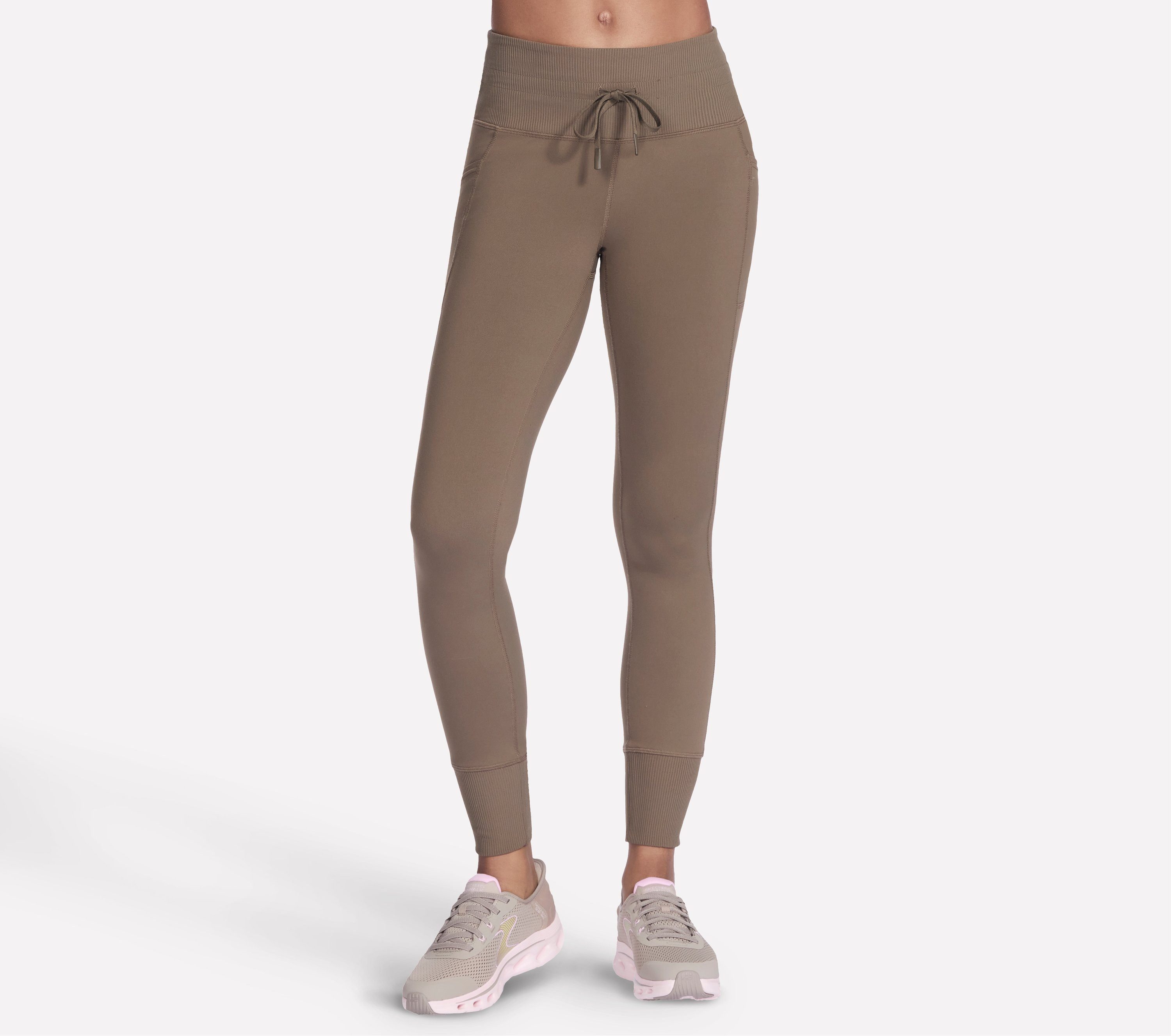 Skechers Leggings THE GOWALK RIB MIX JOGGER mit Rippdetails am Bund und an den Beinabschlüssen